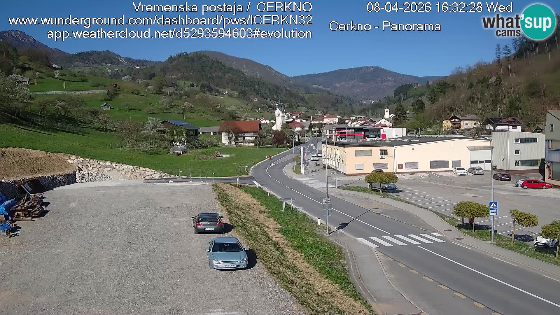 Cerkno ulaz u grad – Kamera uživo