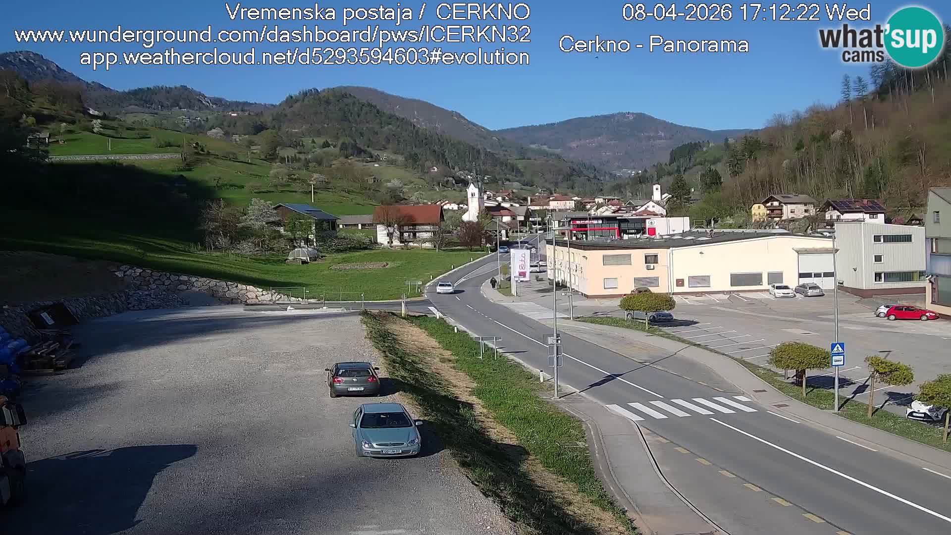 Cerkno Stadteingang Live-Webcam