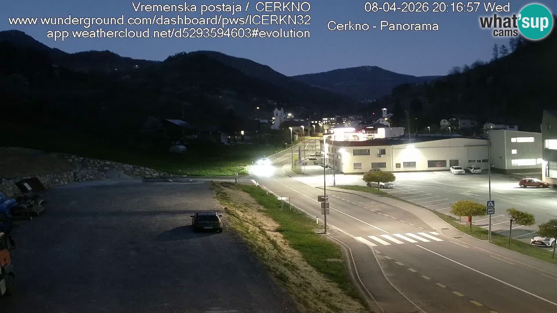 Cerkno Stadteingang Live-Webcam