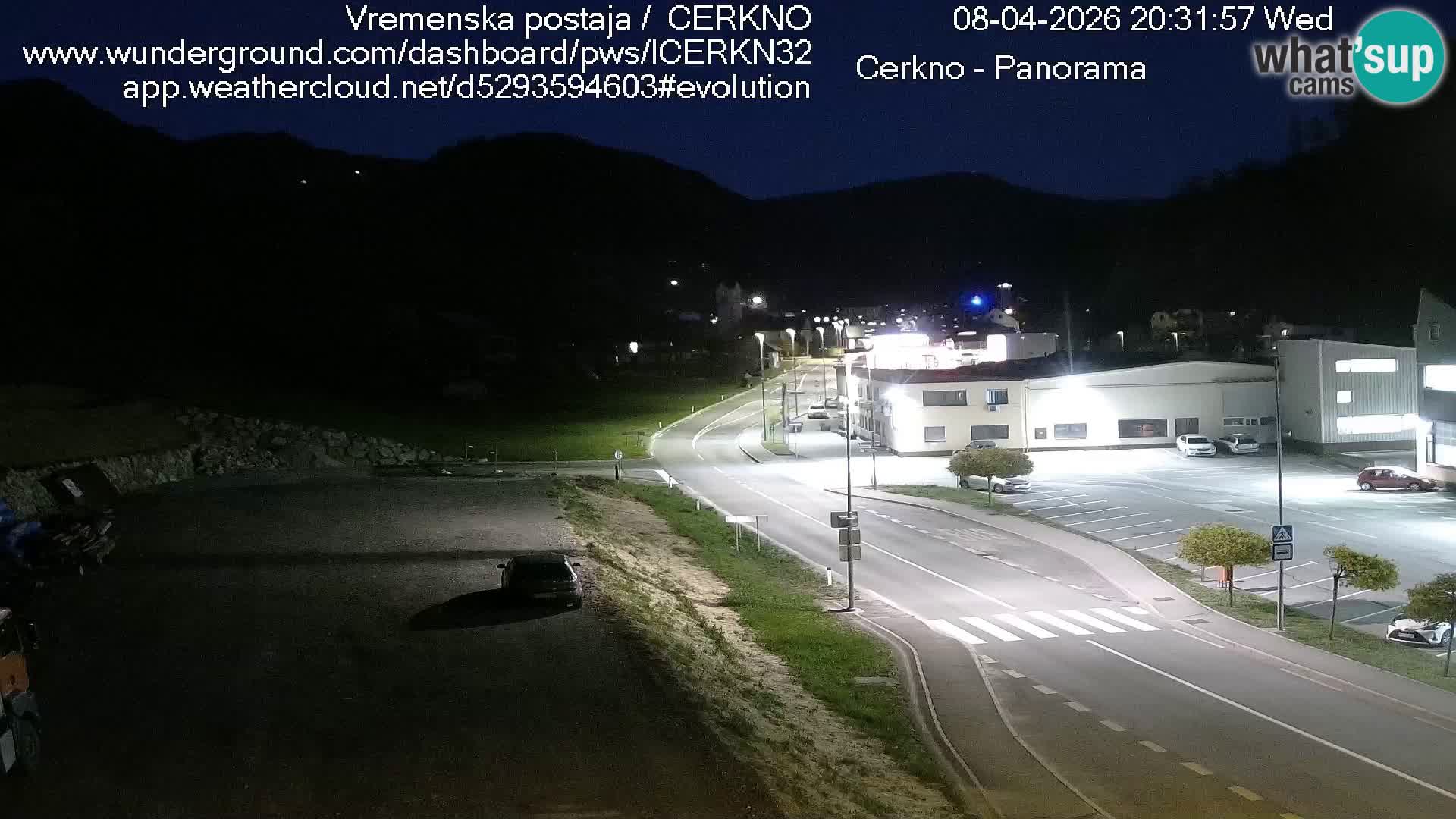 Cerkno ulaz u grad – Kamera uživo