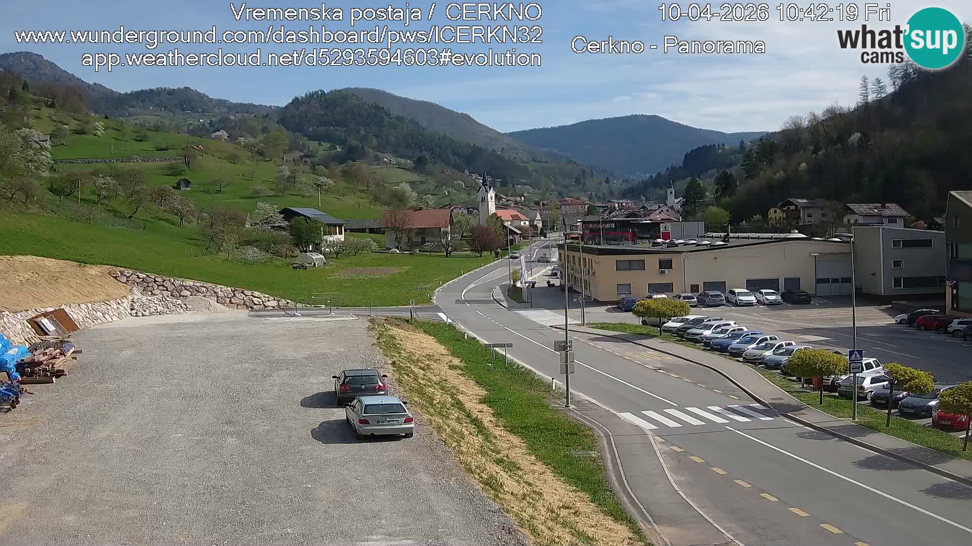 Webcam Ingresso Città di Cerkno