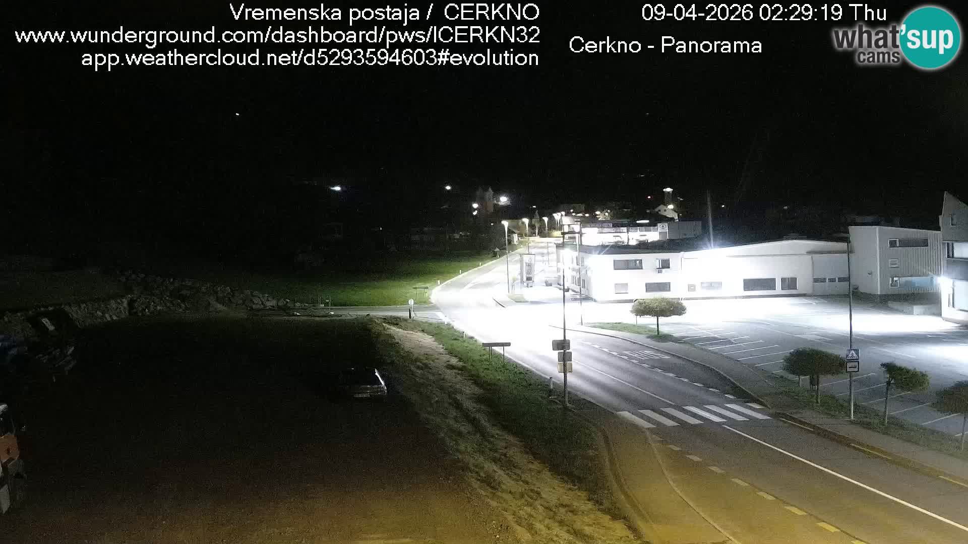 Webcam Ingresso Città di Cerkno