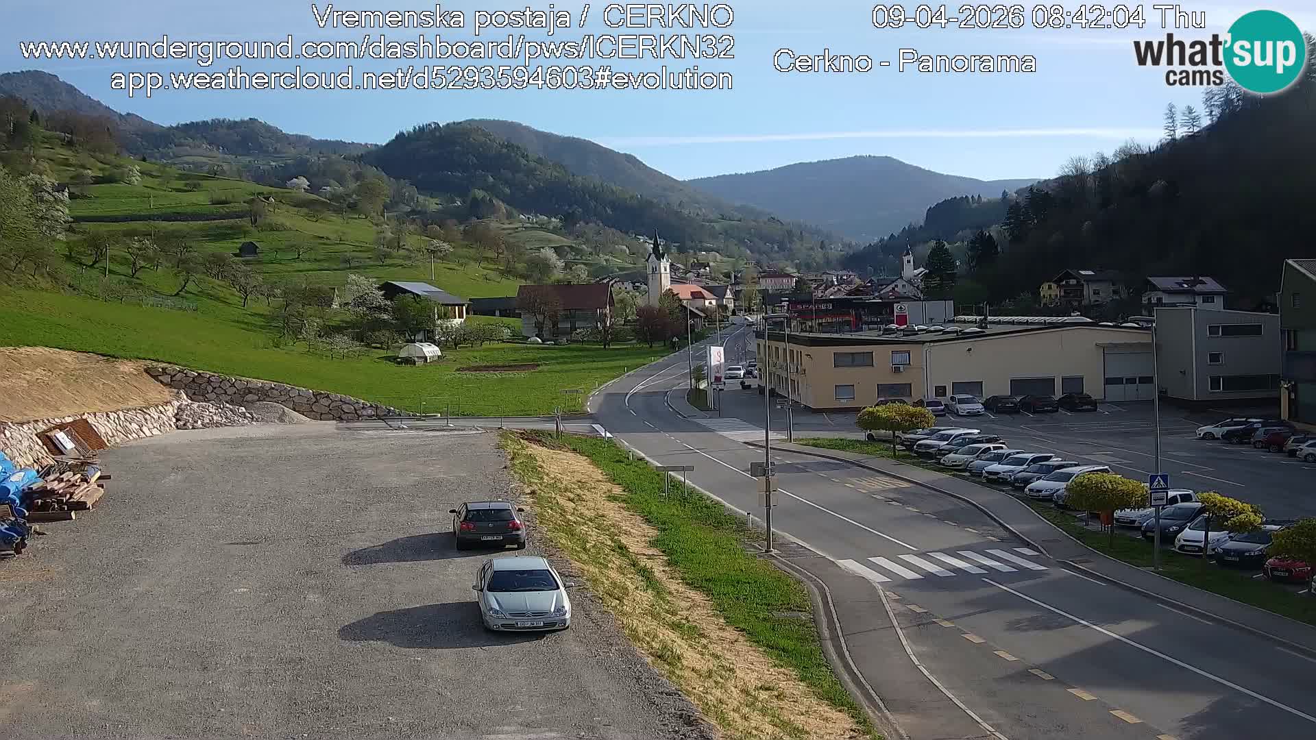 Webcam Ingresso Città di Cerkno
