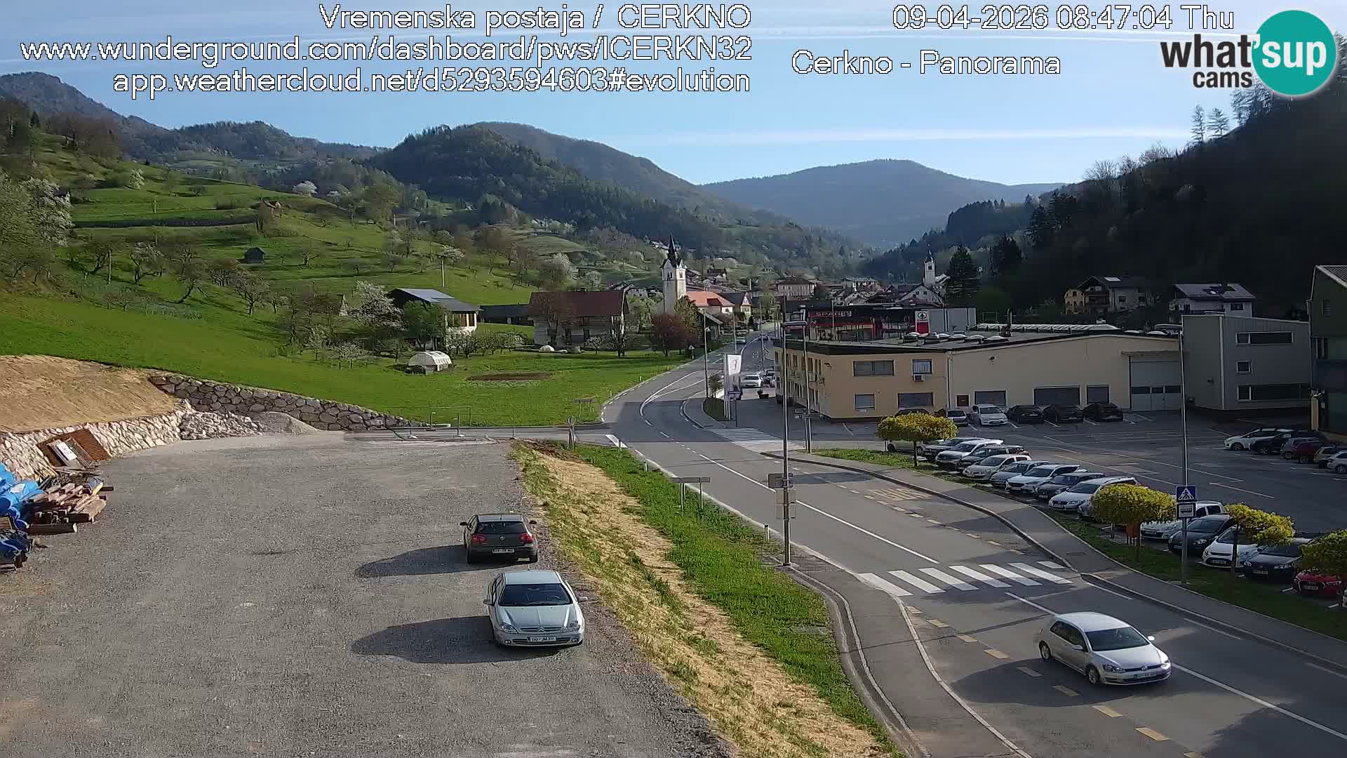 Cerkno ulaz u grad – Kamera uživo