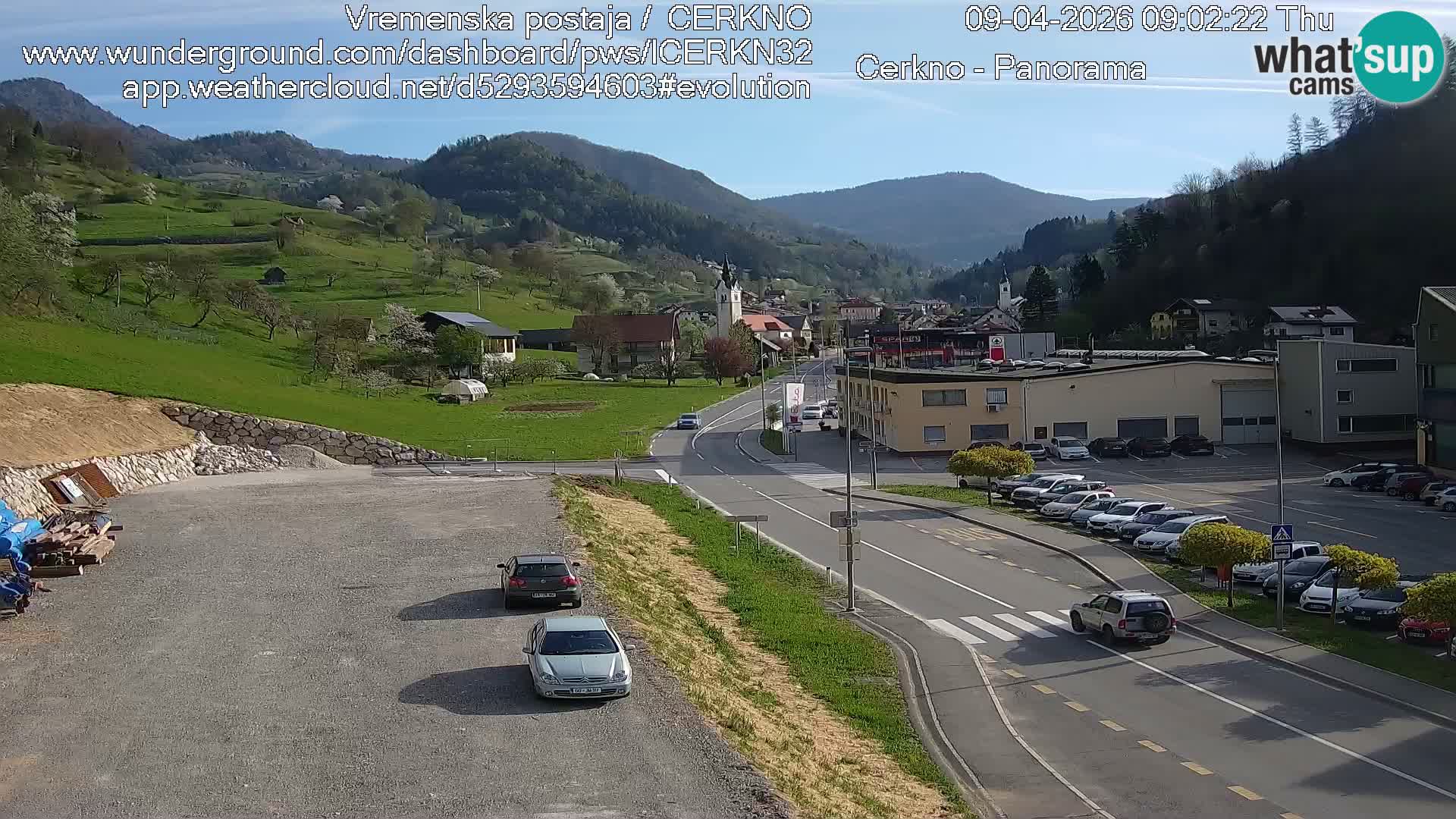 Webcam Ingresso Città di Cerkno