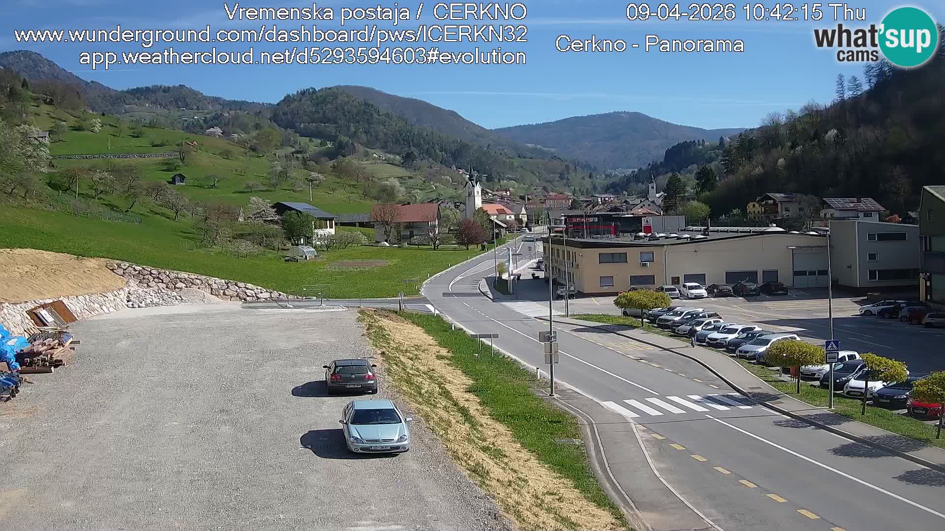 Webcam Ingresso Città di Cerkno