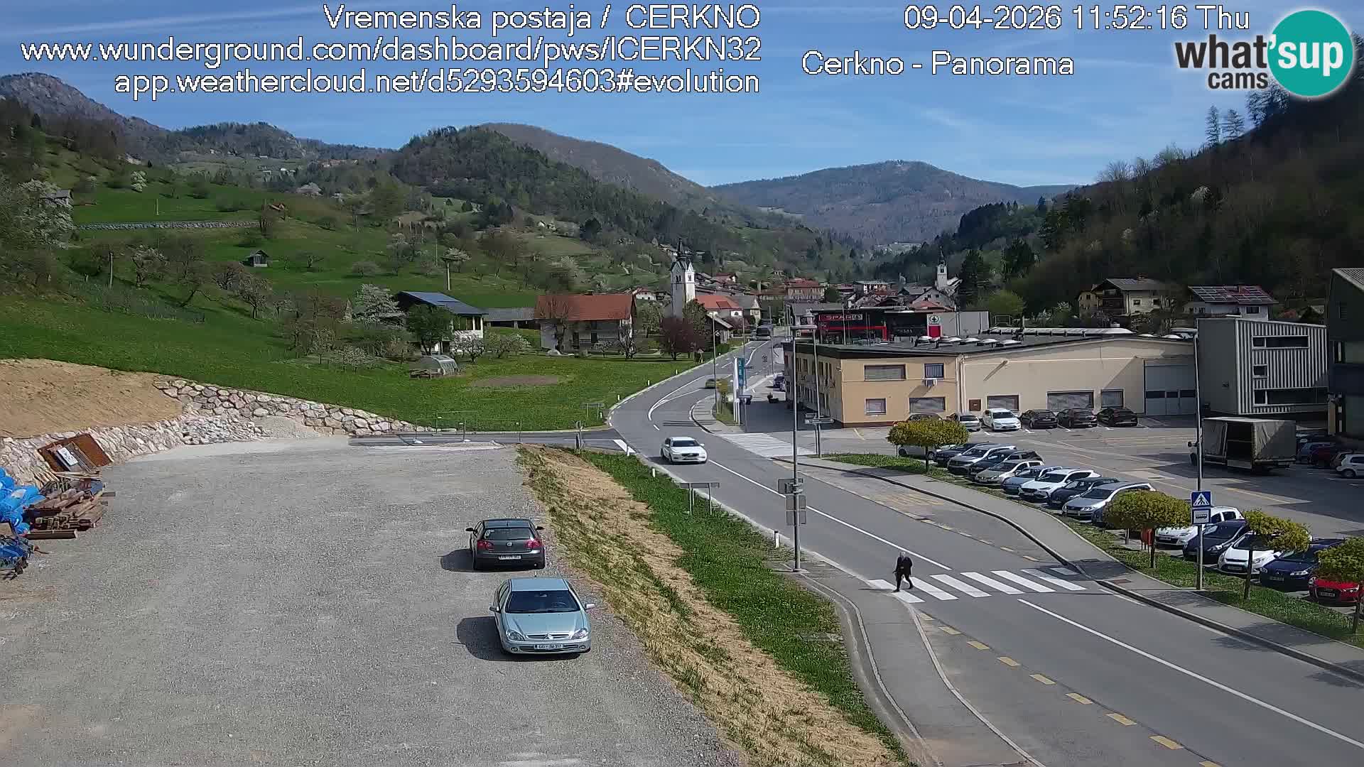 Cerkno Stadteingang Live-Webcam