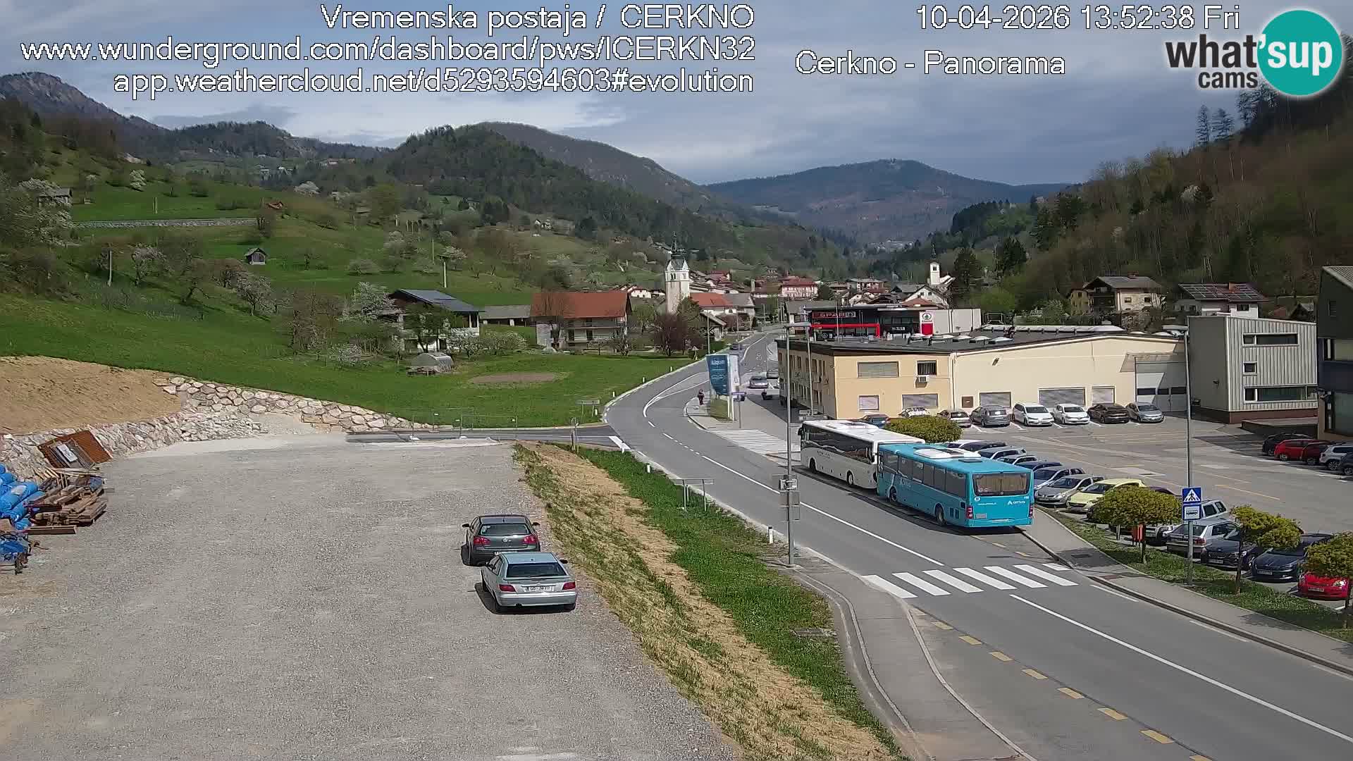 Webcam Ingresso Città di Cerkno