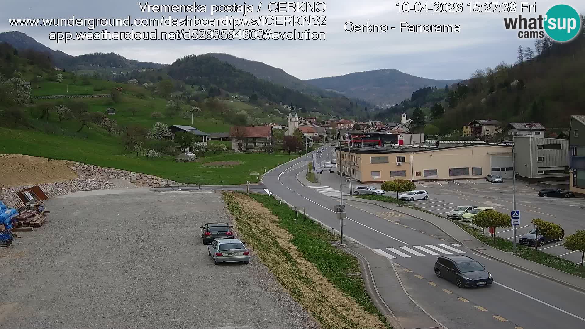 Cerkno Stadteingang Live-Webcam