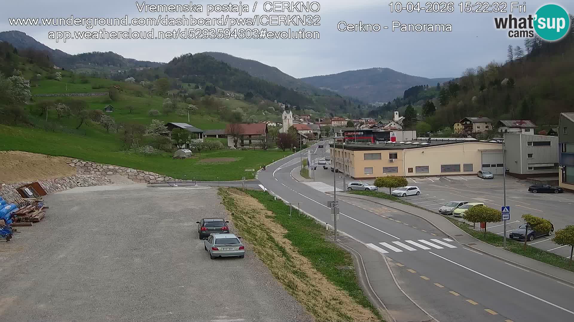 Webcam Ingresso Città di Cerkno