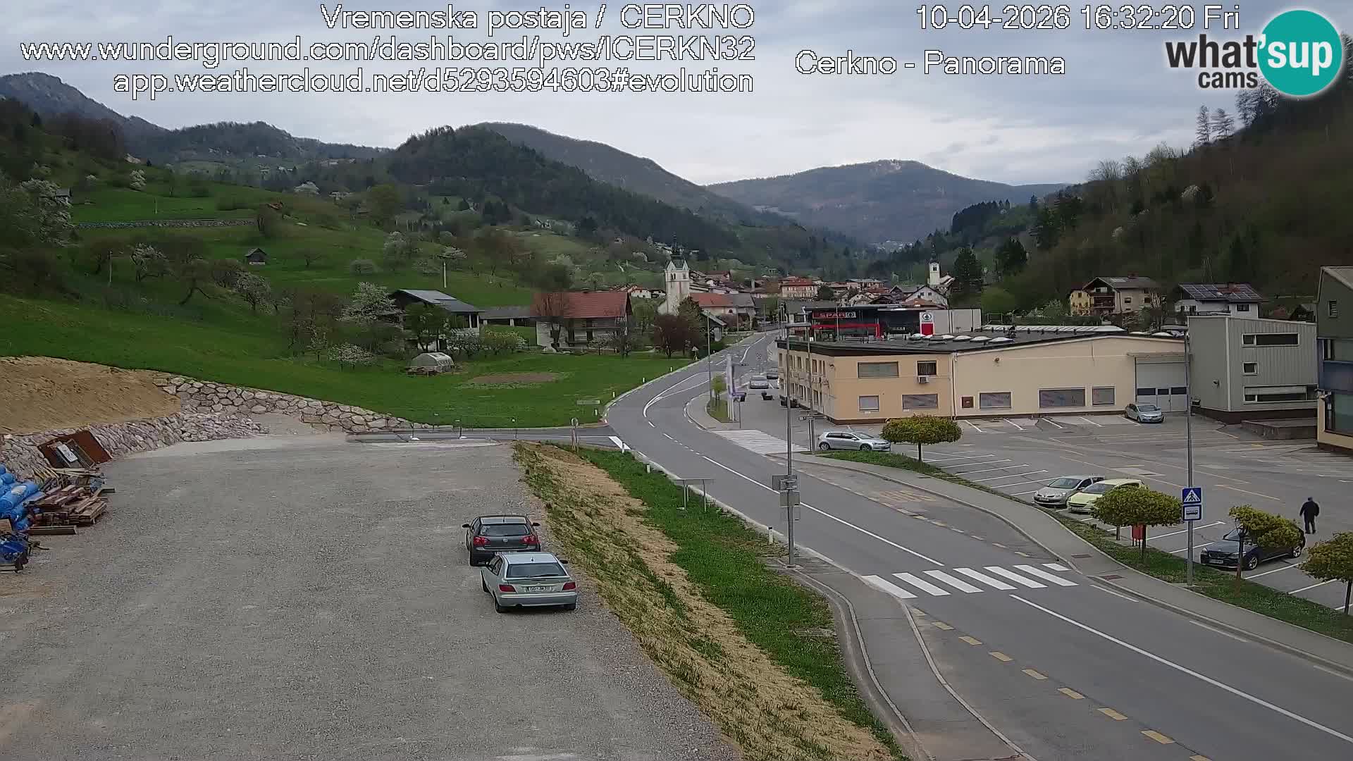 Webcam Ingresso Città di Cerkno
