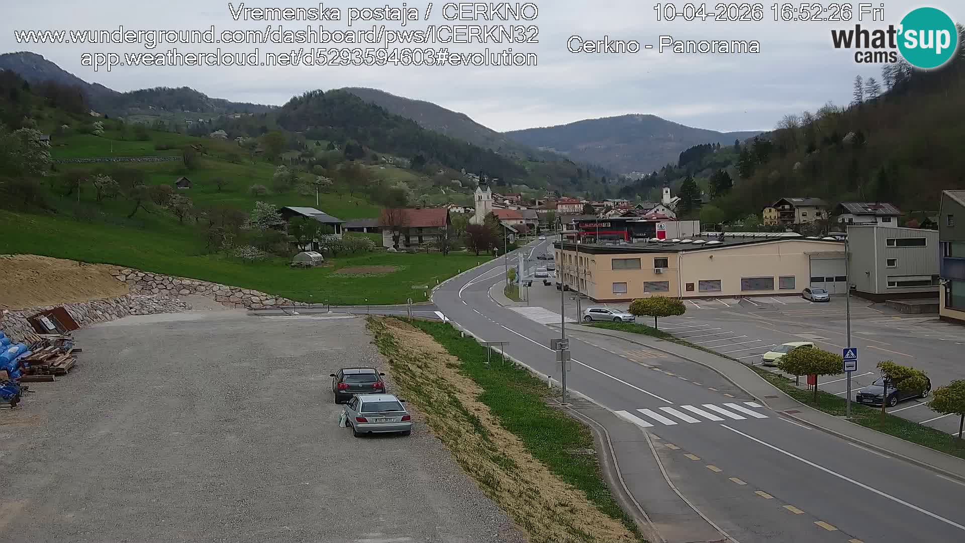 Cerkno Stadteingang Live-Webcam