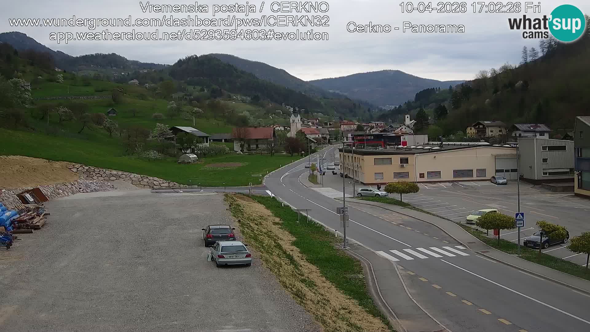 Cerkno Stadteingang Live-Webcam