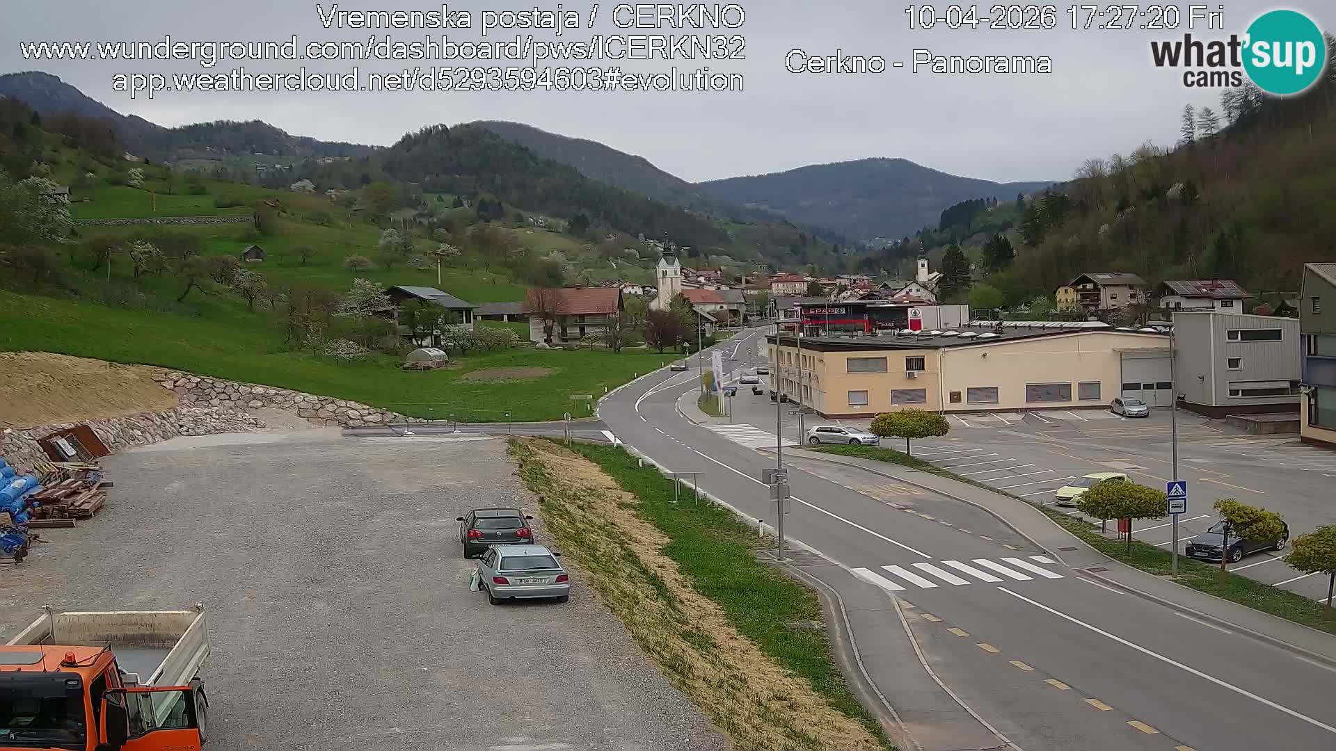 Webcam Ingresso Città di Cerkno