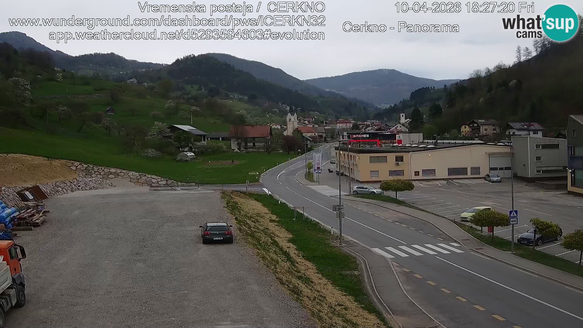 Webcam Ingresso Città di Cerkno