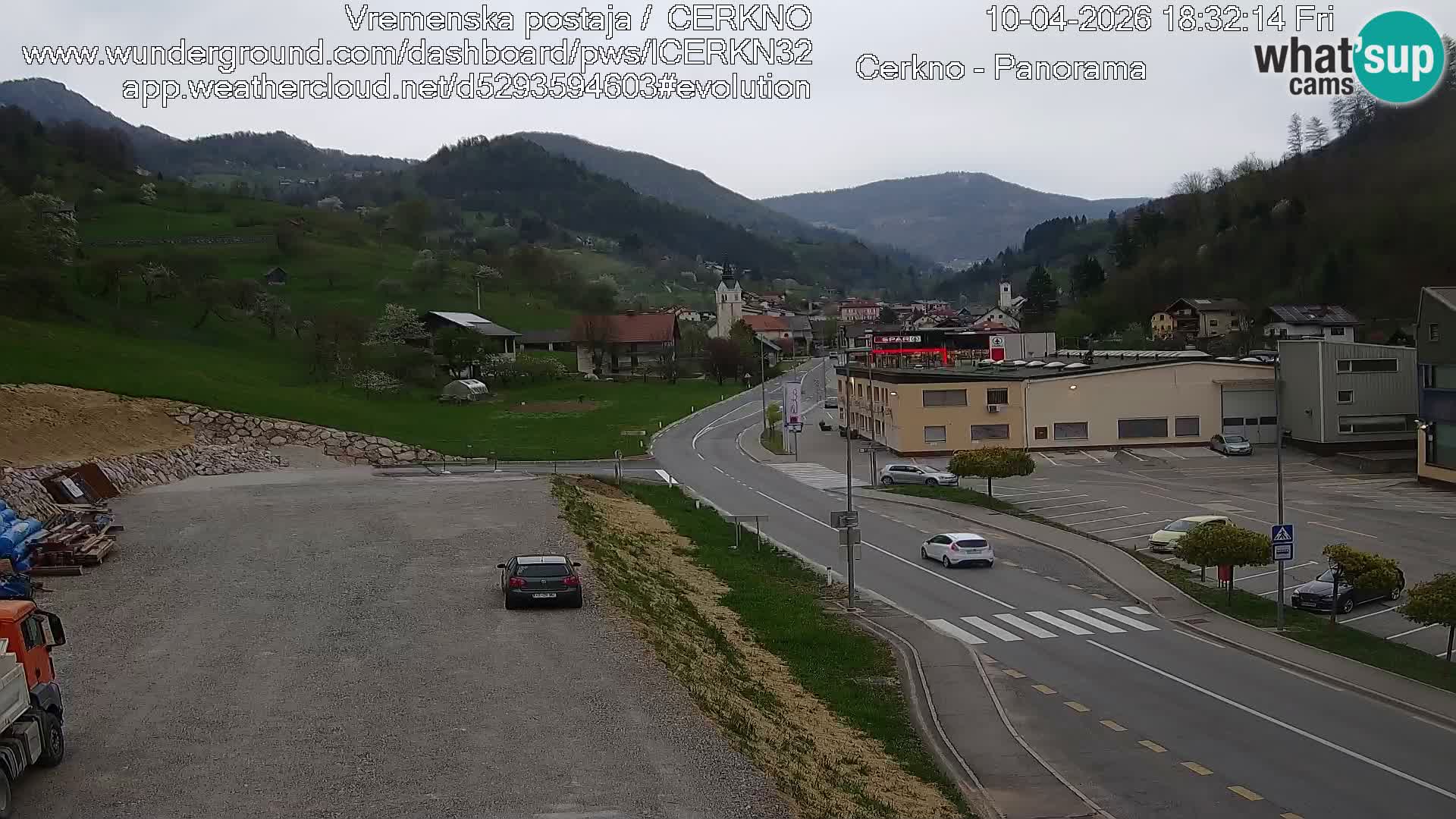 Webcam Ingresso Città di Cerkno