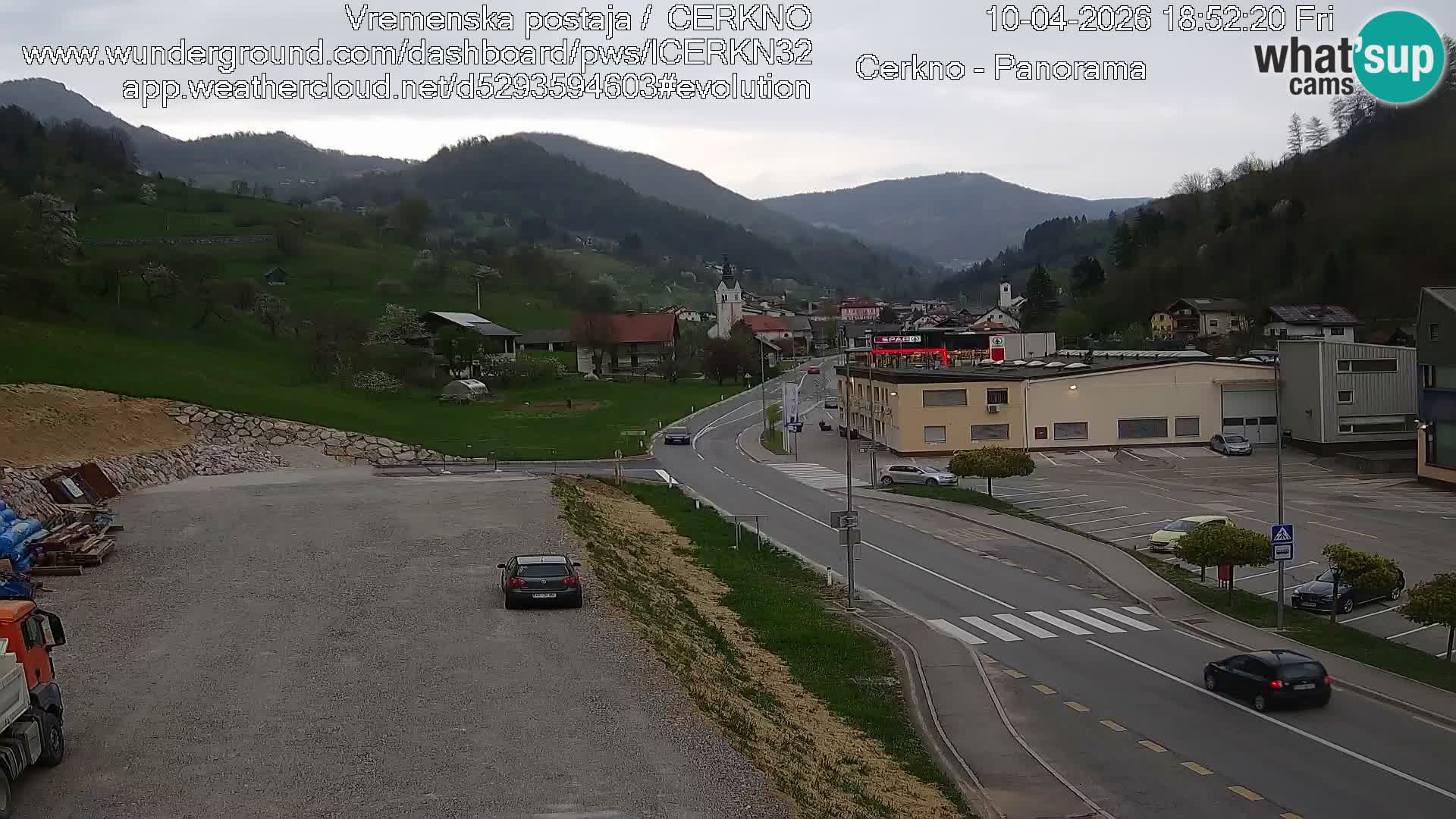 Cerkno Stadteingang Live-Webcam
