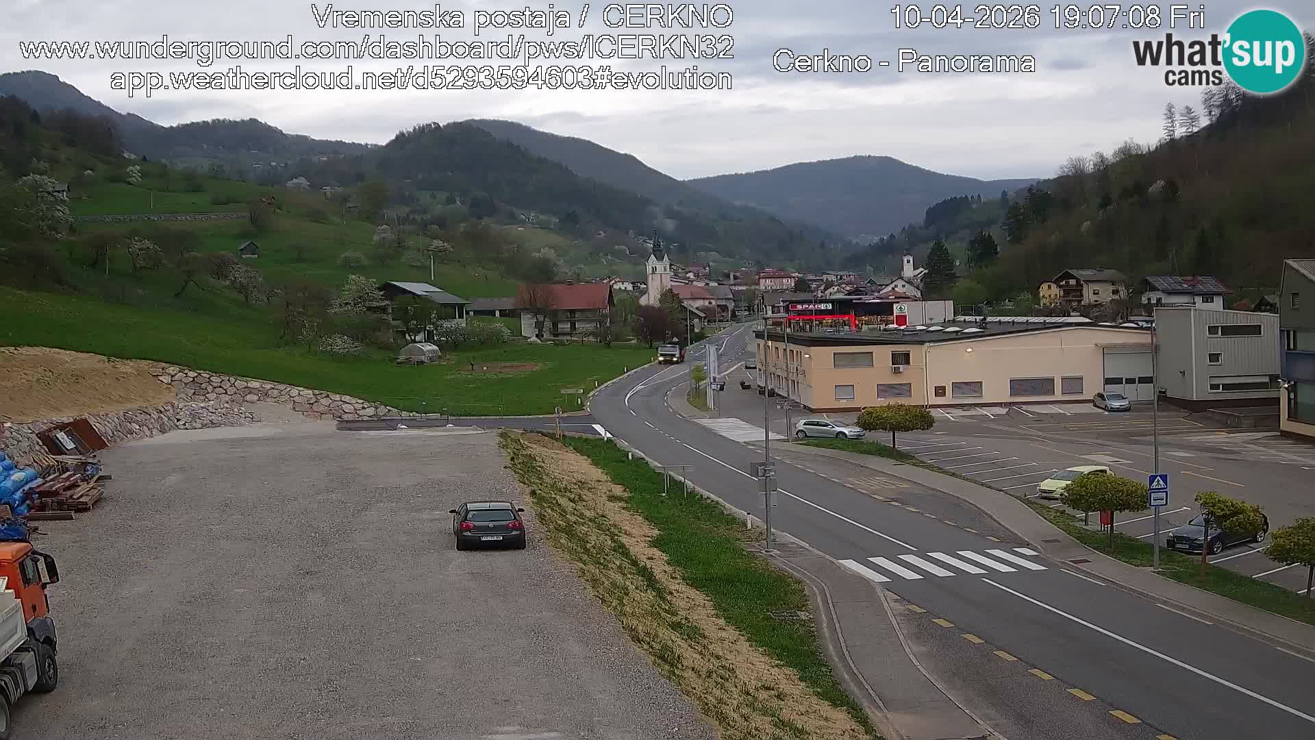 Webcam Ingresso Città di Cerkno