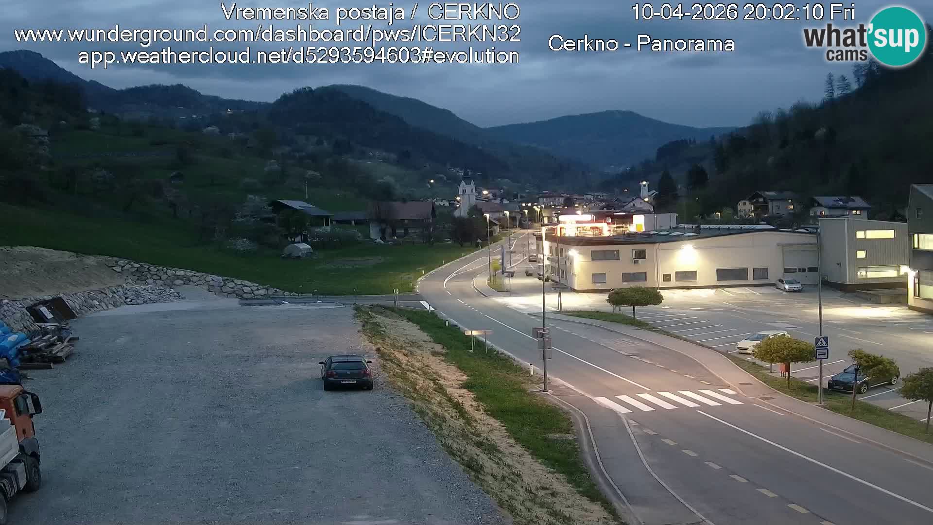 Webcam Ingresso Città di Cerkno