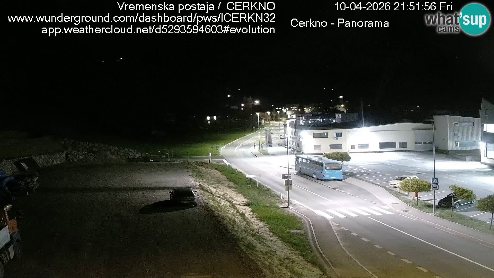Cerkno entrada a la ciudad Webcam en vivo