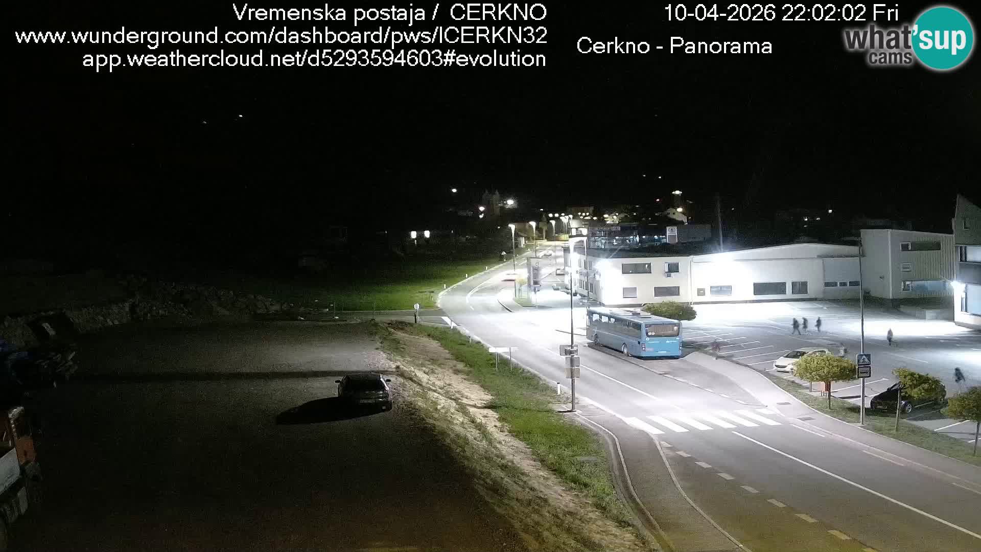 Webcam en direct – Entrée de la ville de Cerkno