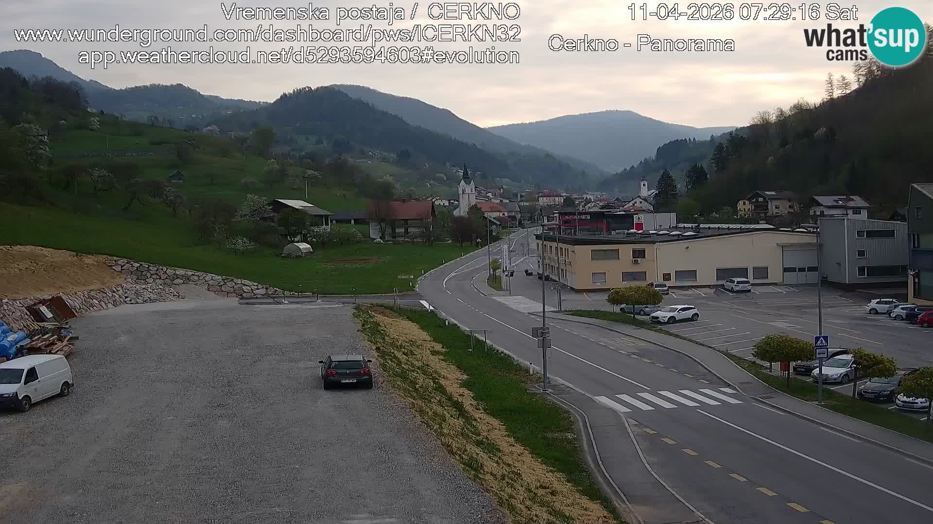 Cerkno ulaz u grad – Kamera uživo