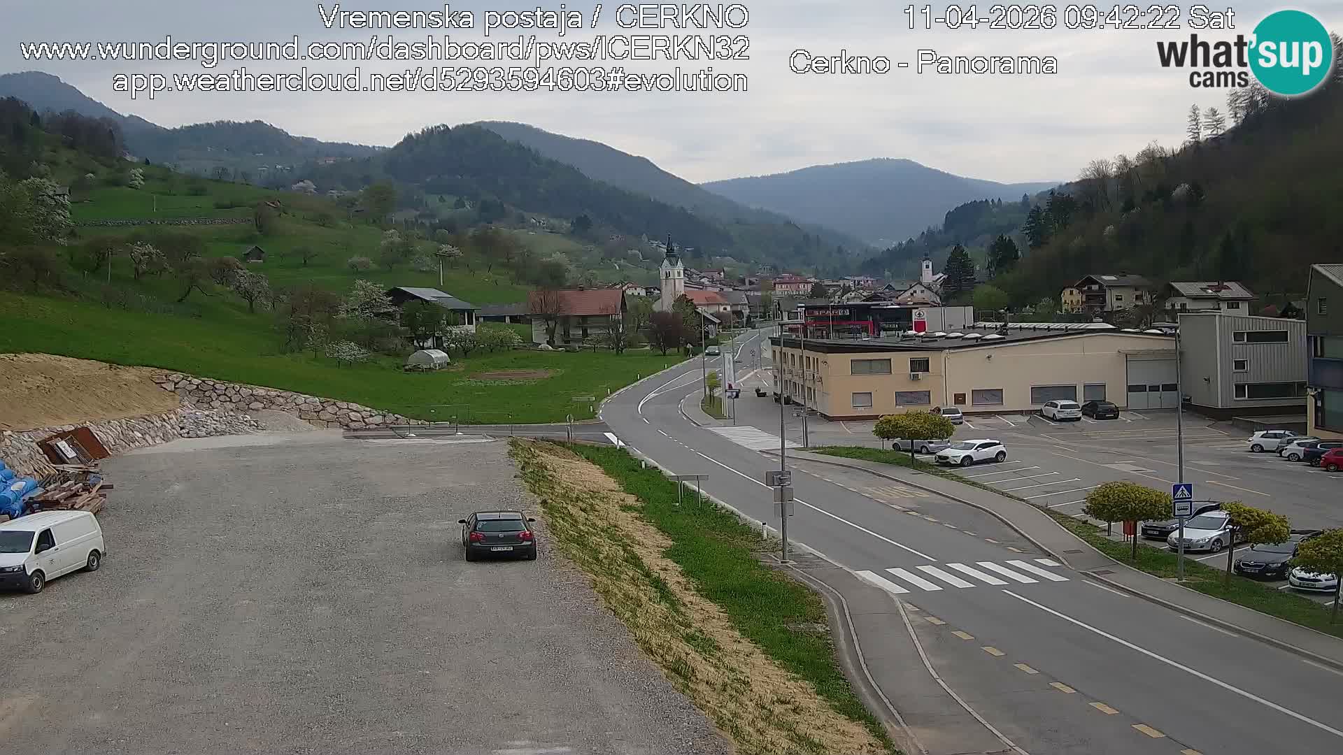 Cerkno Stadteingang Live-Webcam
