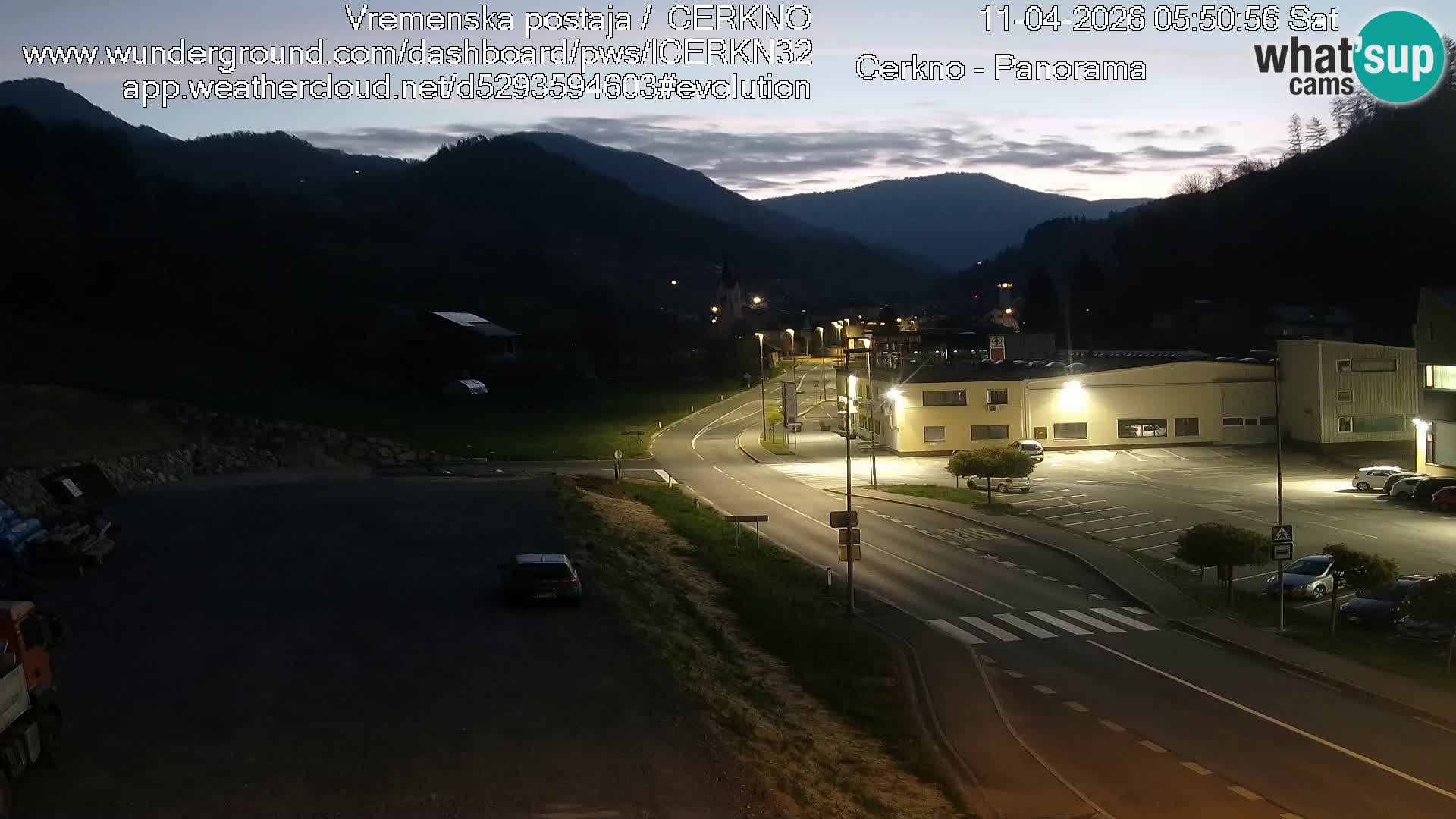 Webcam Ingresso Città di Cerkno