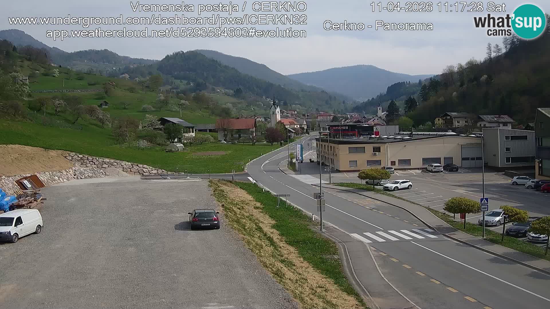 Webcam Ingresso Città di Cerkno