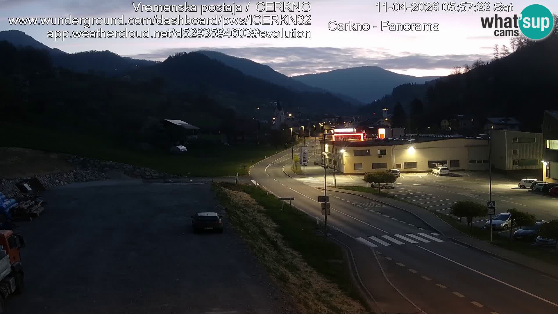 Cerkno Stadteingang Live-Webcam