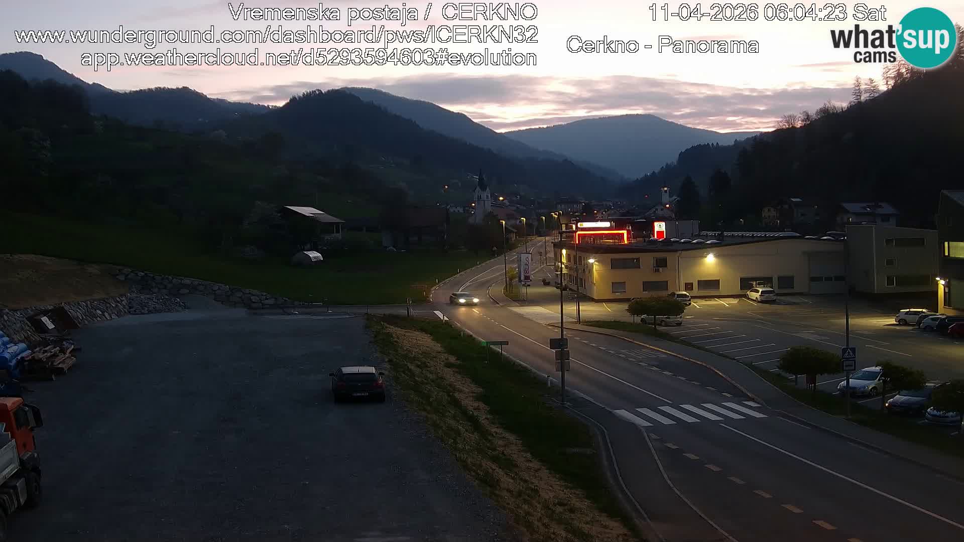 Cerkno Stadteingang Live-Webcam