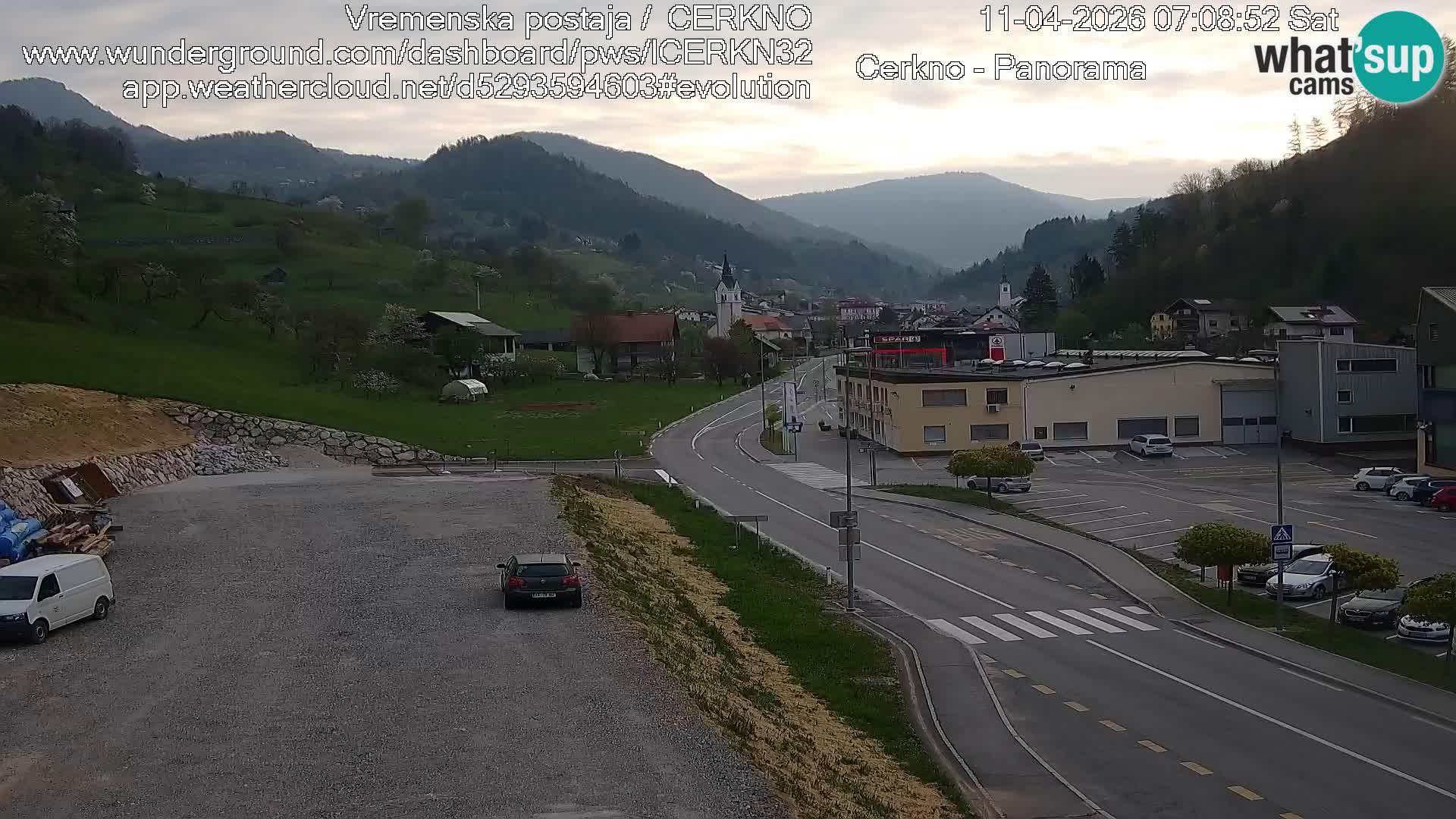 Webcam Ingresso Città di Cerkno