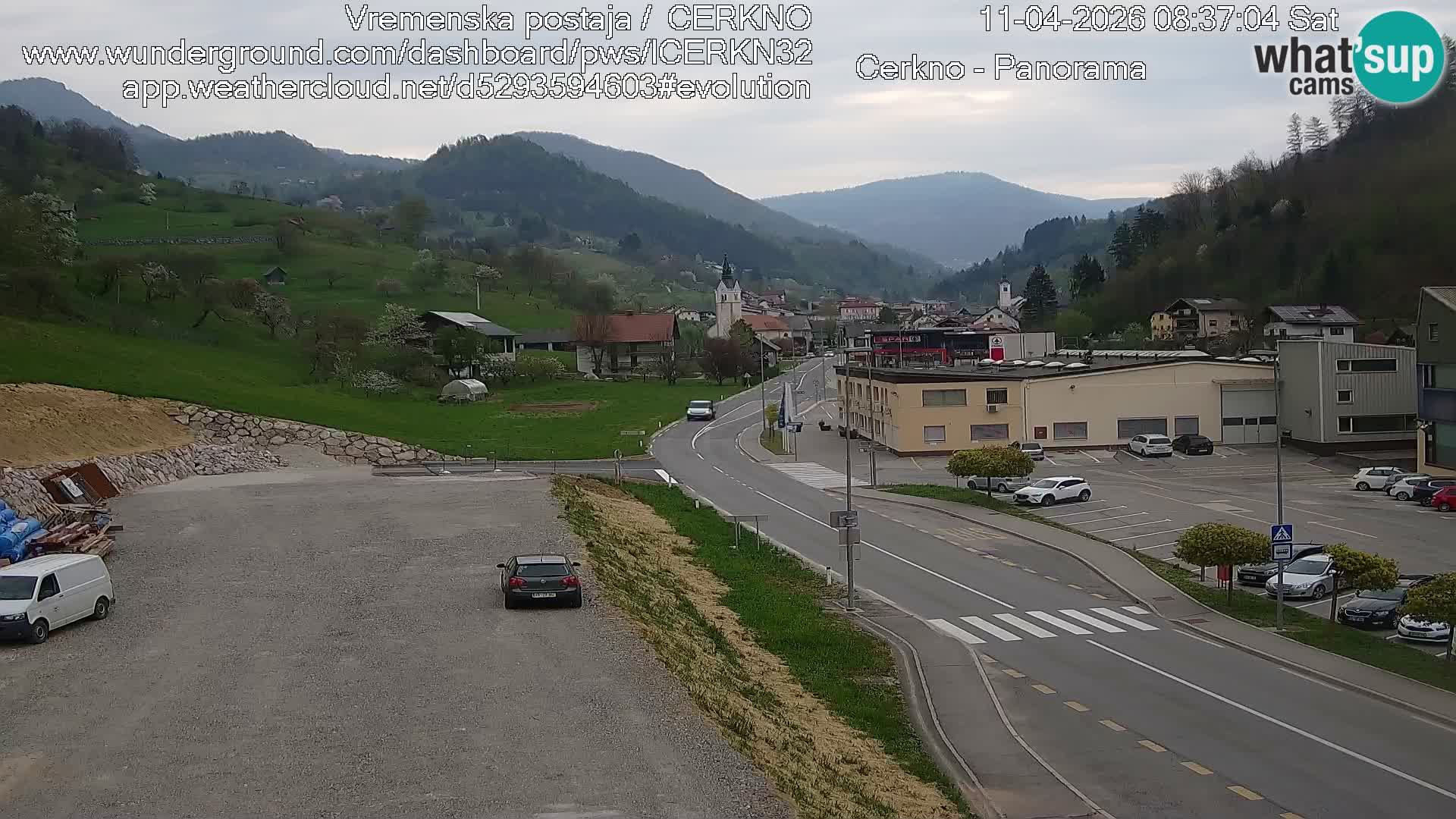 Cerkno ulaz u grad – Kamera uživo