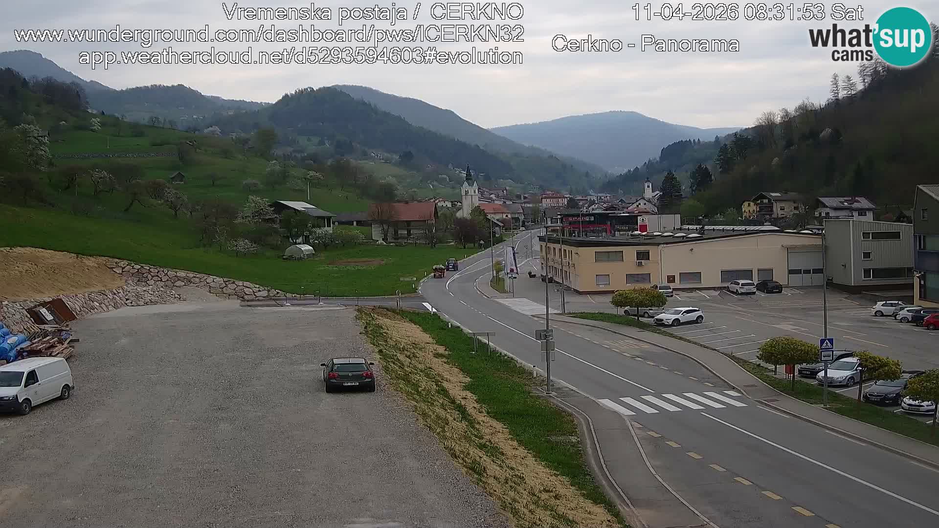 Webcam Ingresso Città di Cerkno