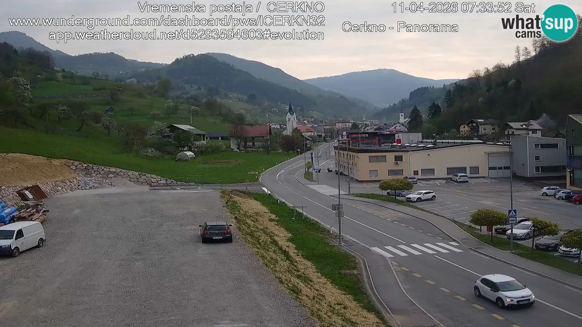 Webcam Ingresso Città di Cerkno