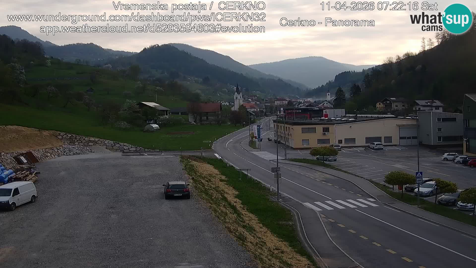 Webcam Ingresso Città di Cerkno