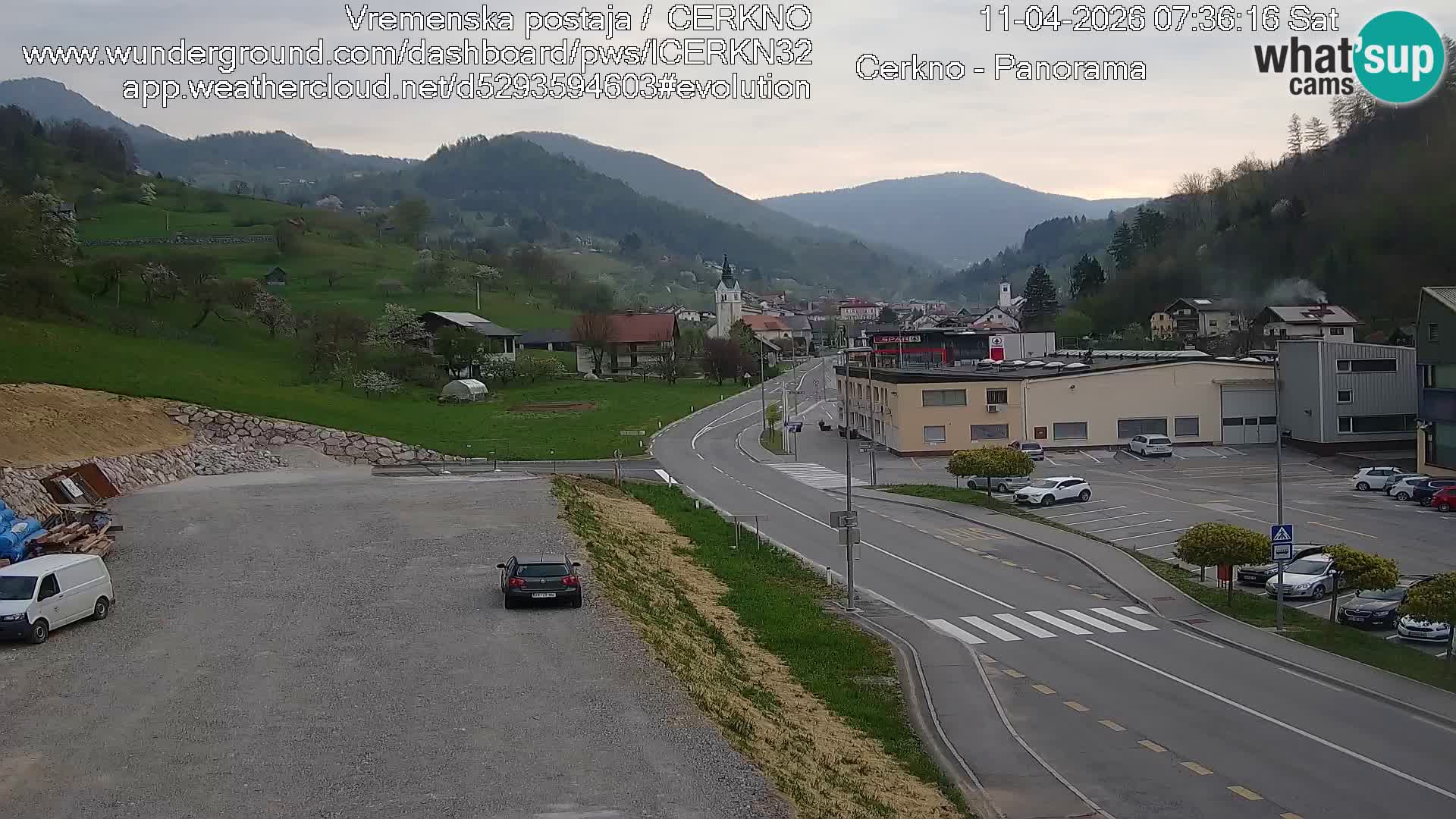 Cerkno ulaz u grad – Kamera uživo
