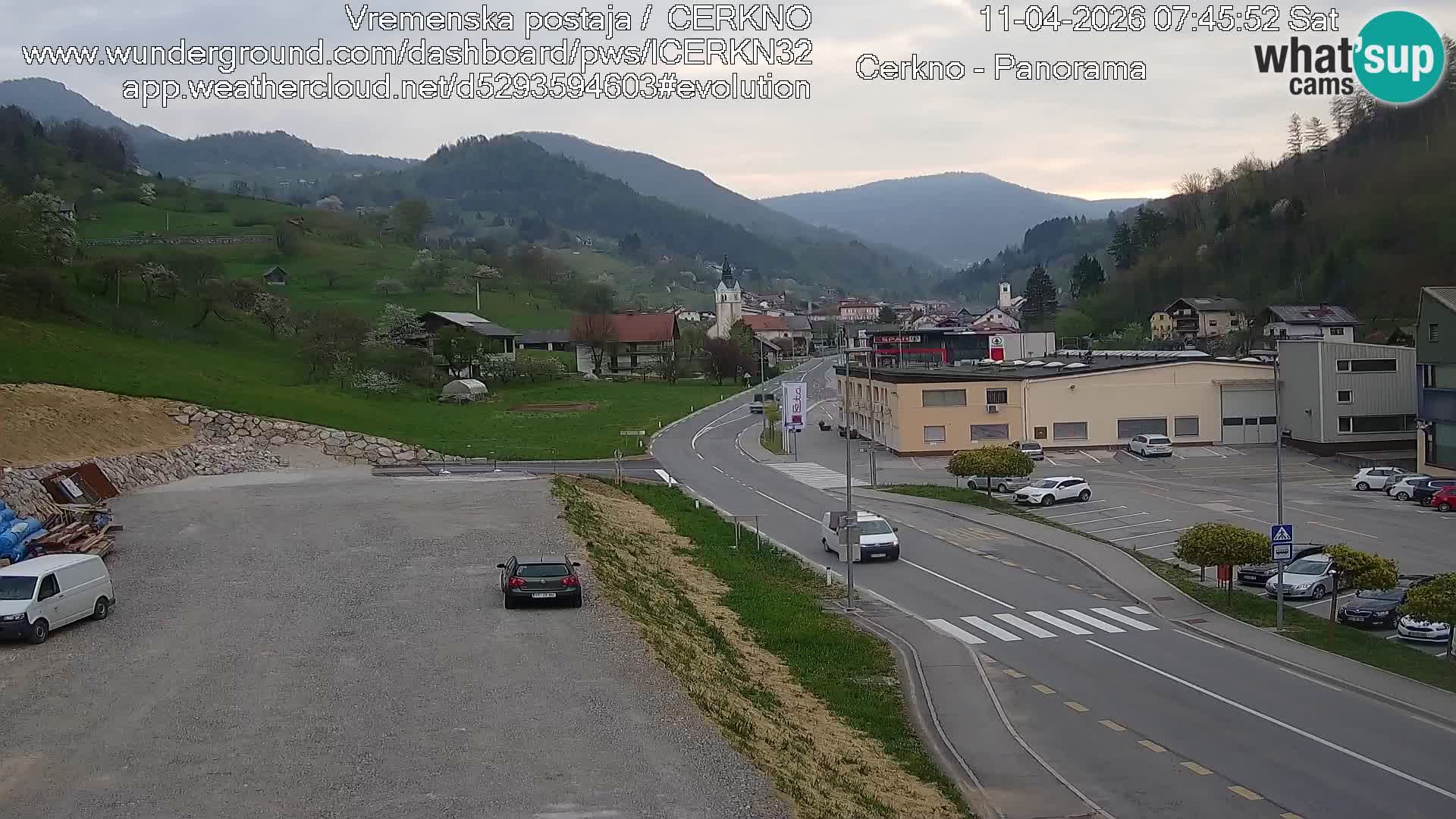 Cerkno ulaz u grad – Kamera uživo
