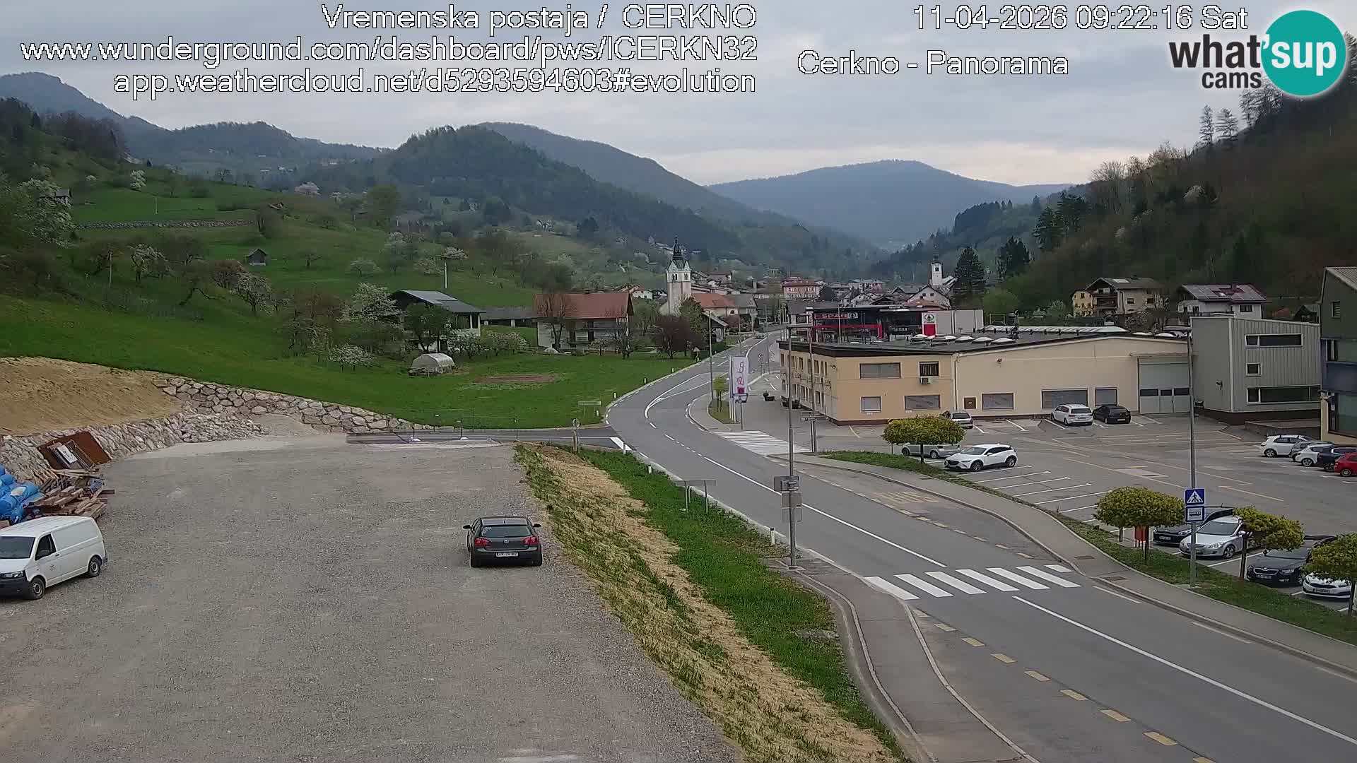 Webcam Ingresso Città di Cerkno