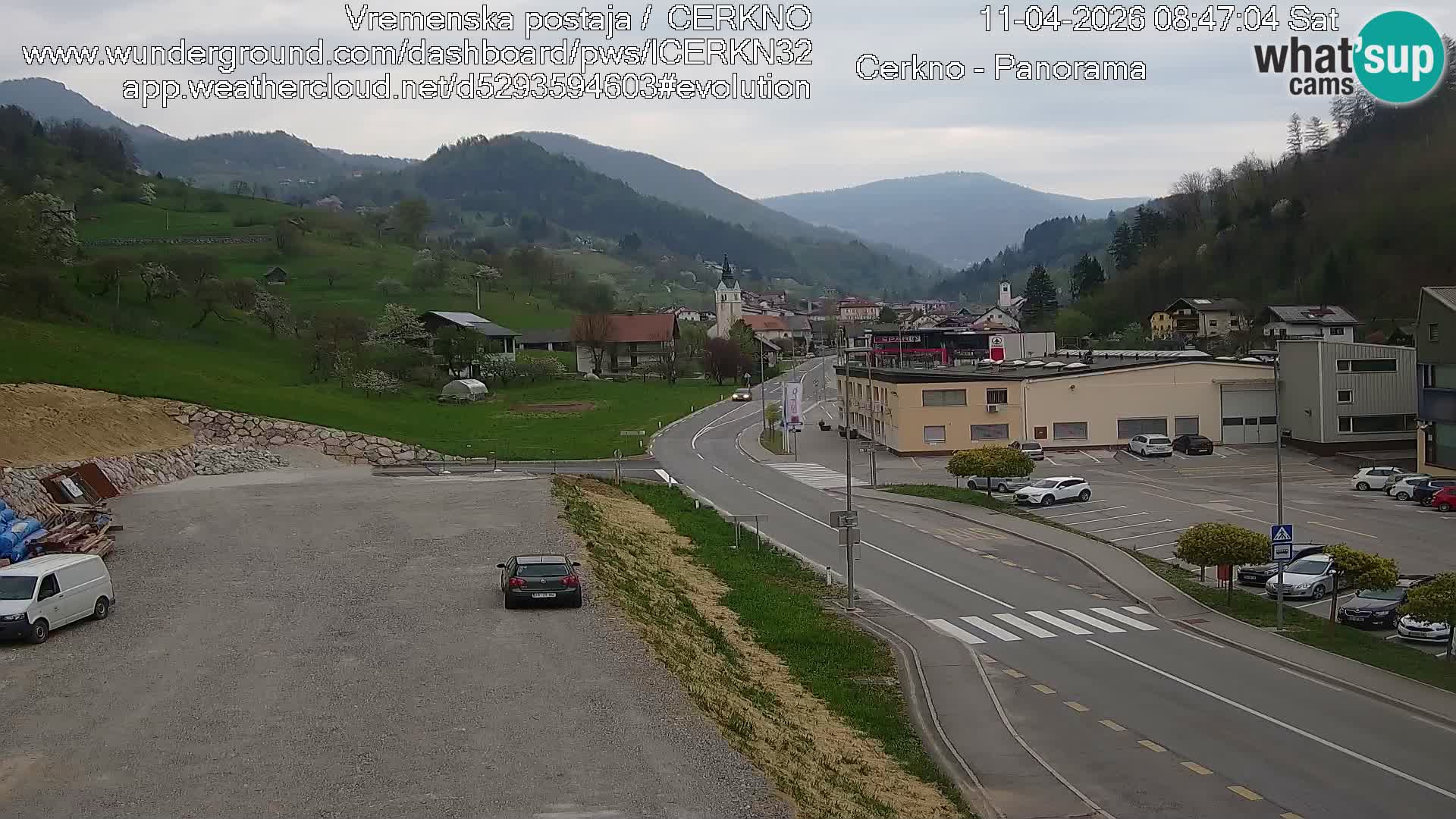 Cerkno ulaz u grad – Kamera uživo