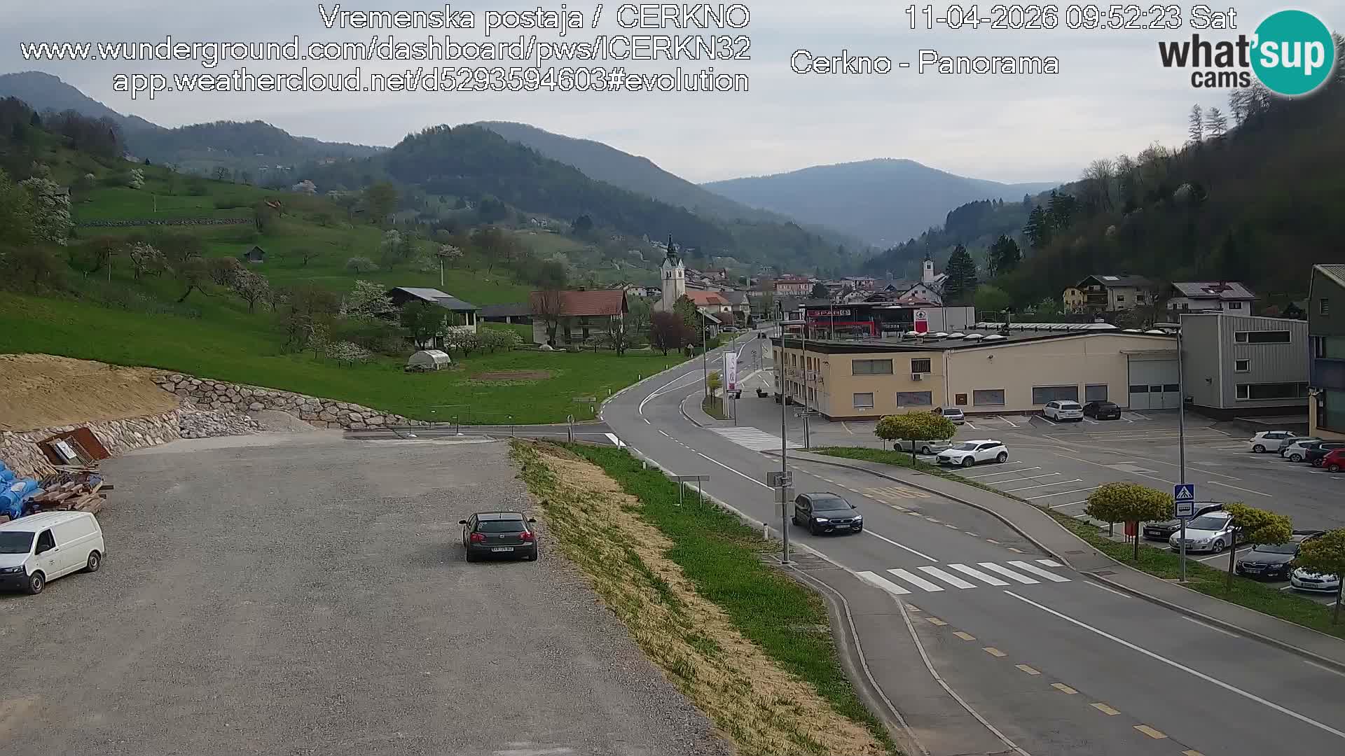 Cerkno ulaz u grad – Kamera uživo