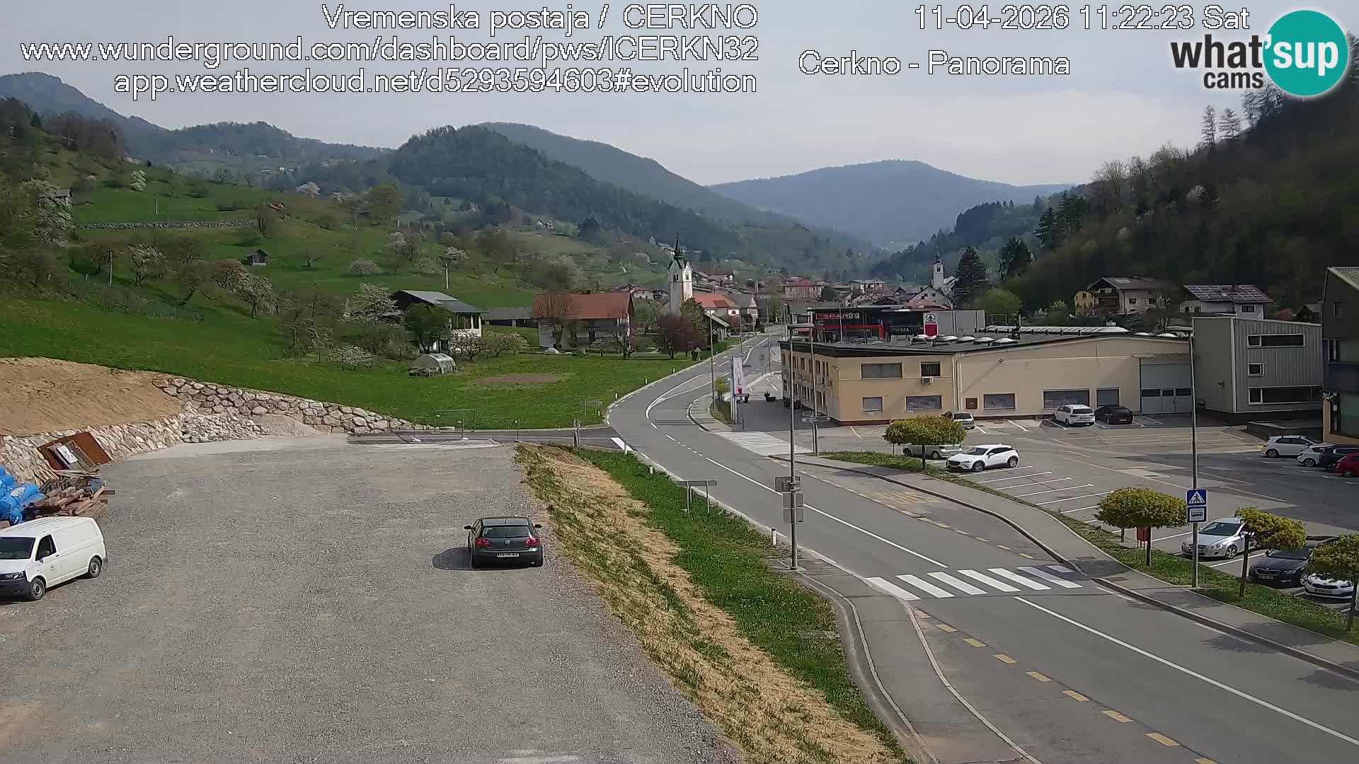 Webcam Ingresso Città di Cerkno