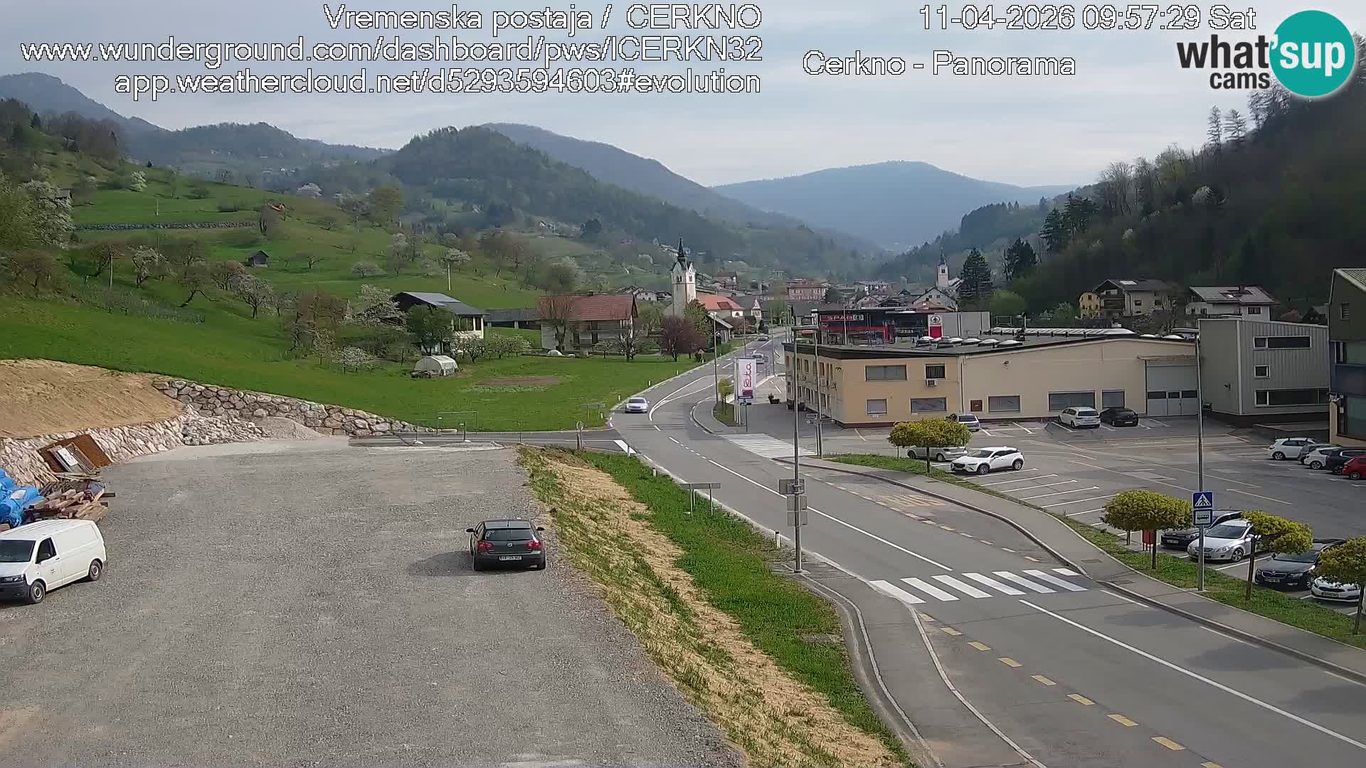 Cerkno Stadteingang Live-Webcam