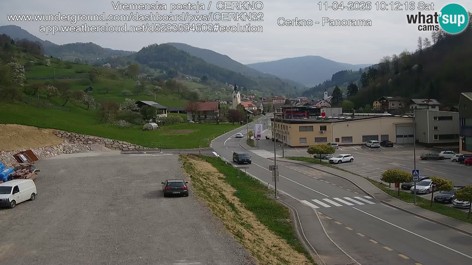Cerkno Stadteingang Live-Webcam
