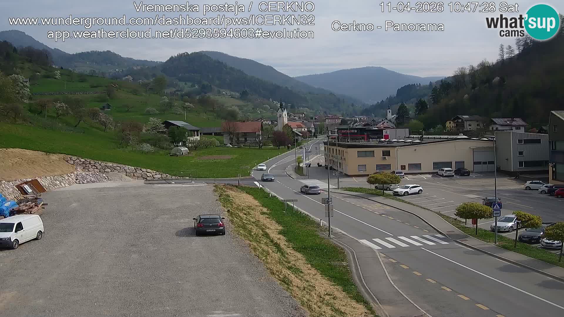 Cerkno Stadteingang Live-Webcam