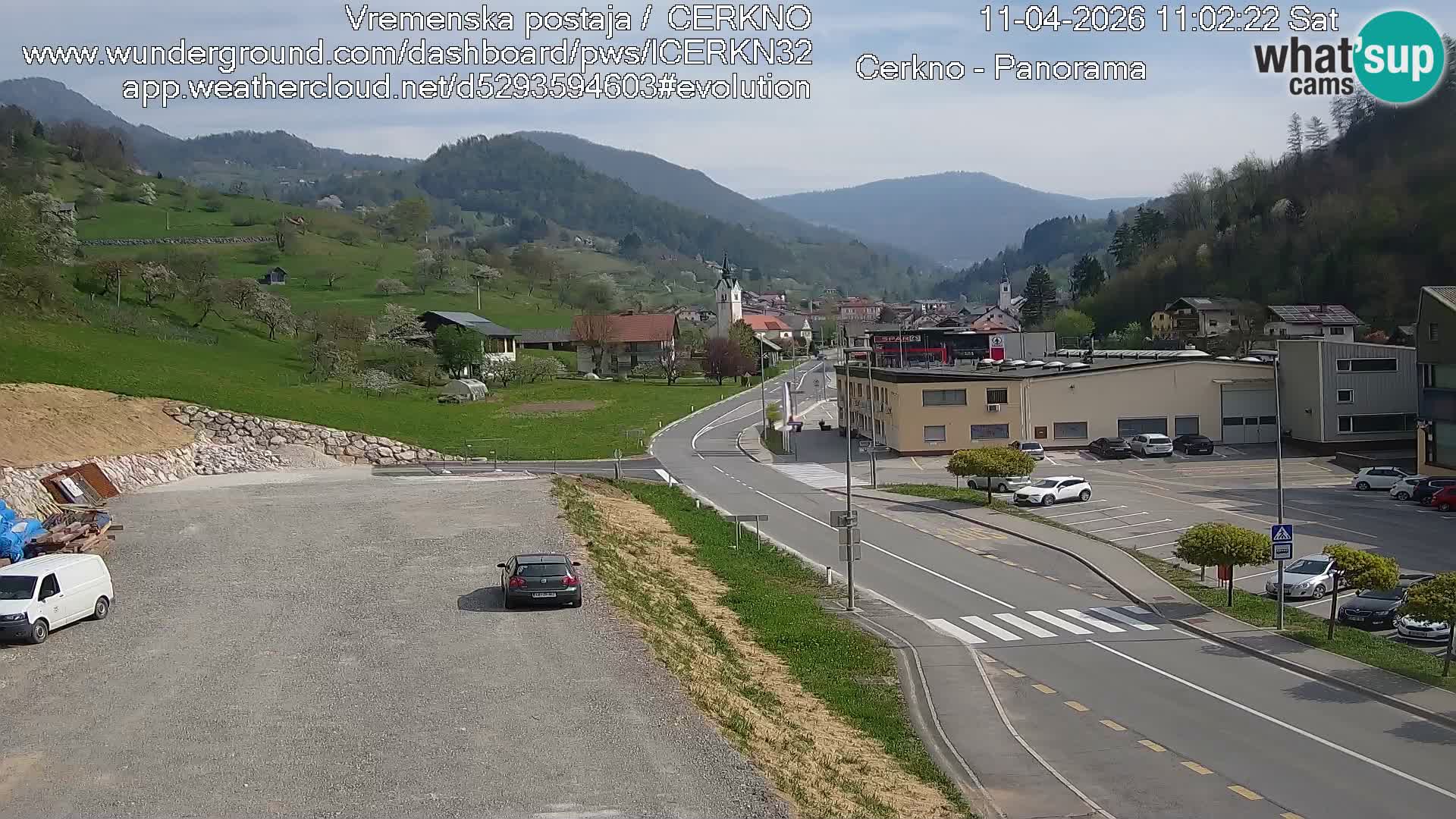 Cerkno Stadteingang Live-Webcam