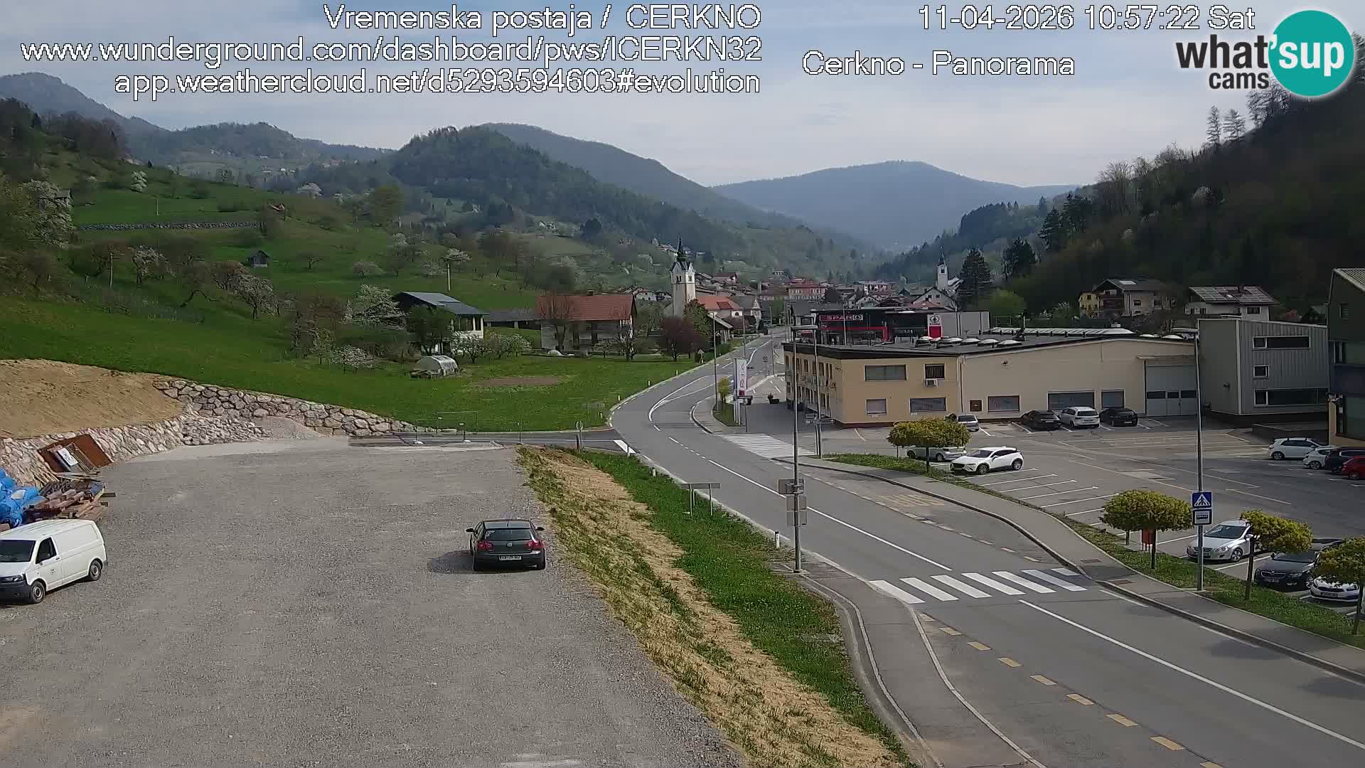 Webcam Ingresso Città di Cerkno