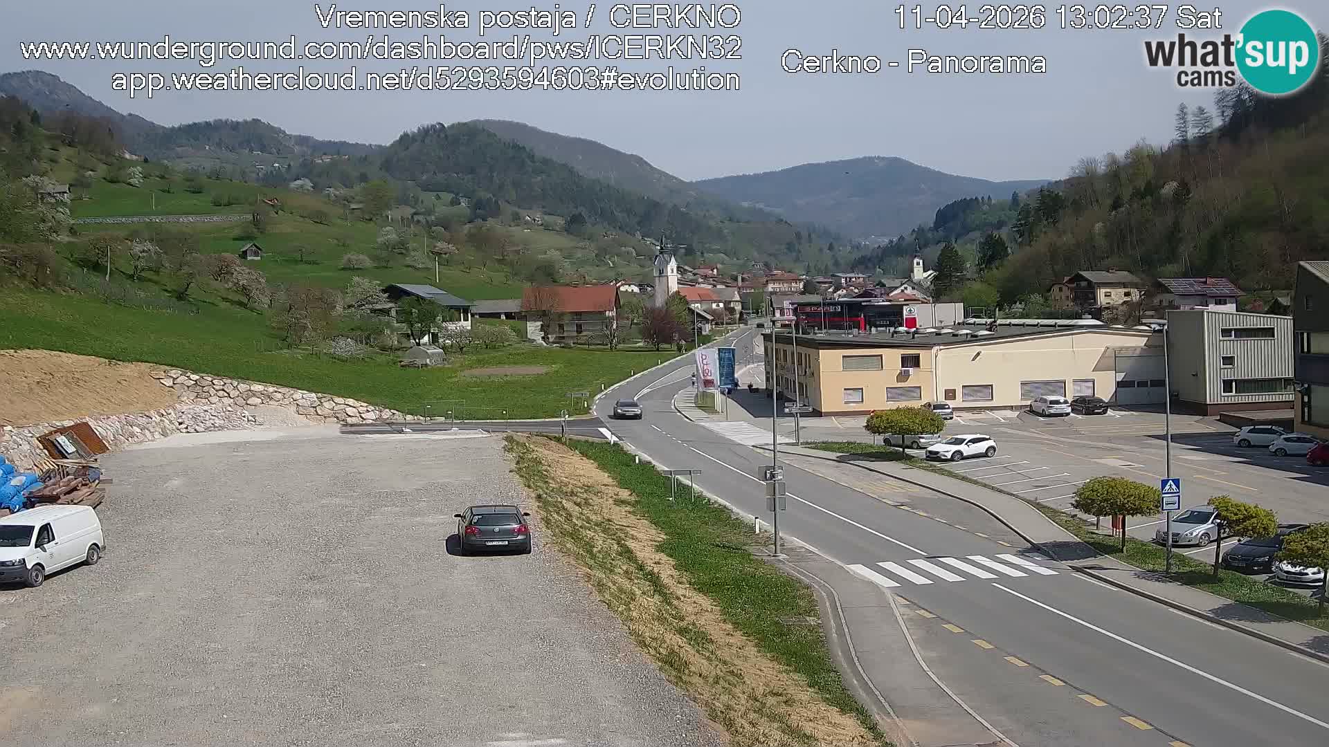 Cerkno Stadteingang Live-Webcam