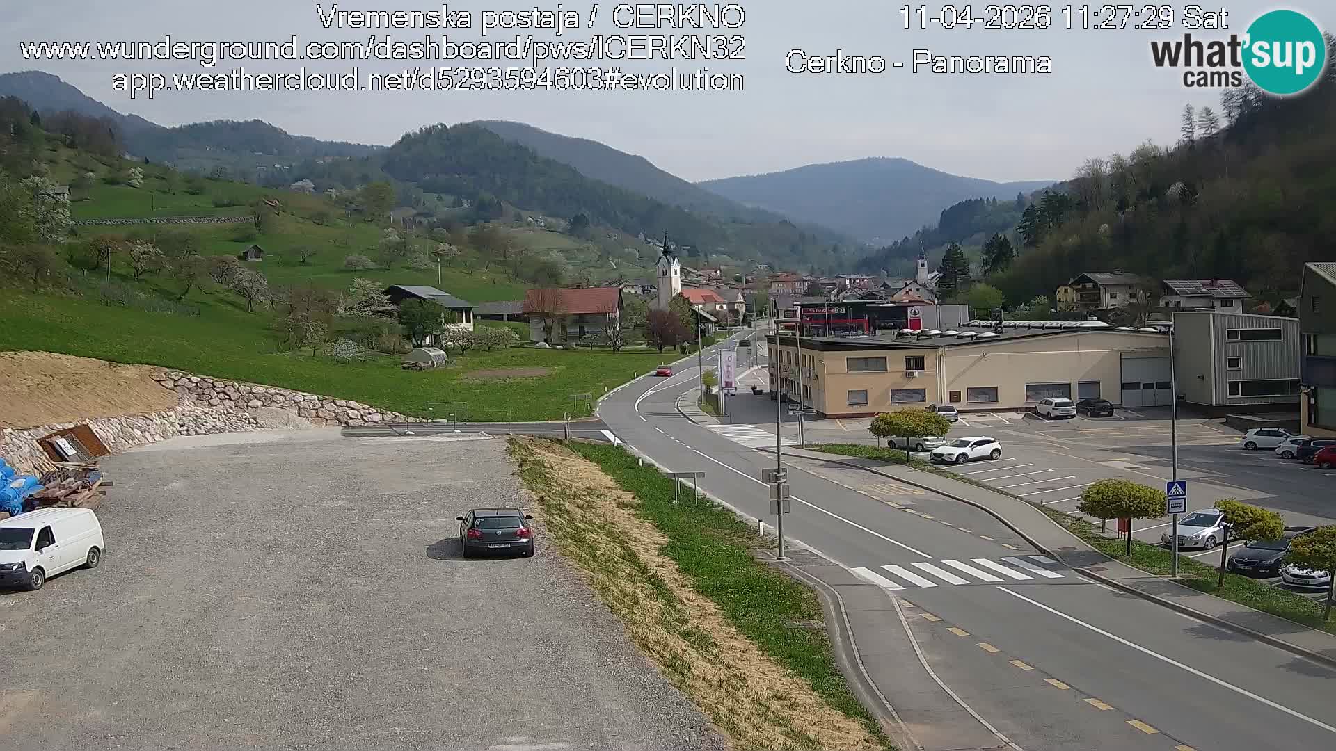 Webcam Ingresso Città di Cerkno