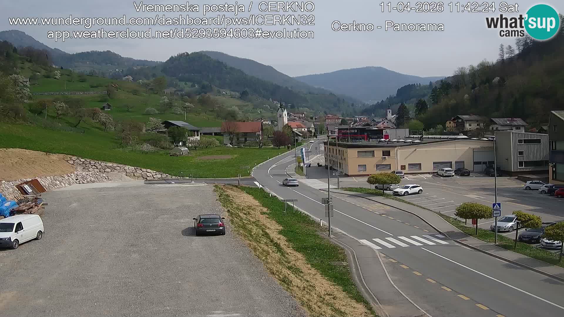 Cerkno ulaz u grad – Kamera uživo